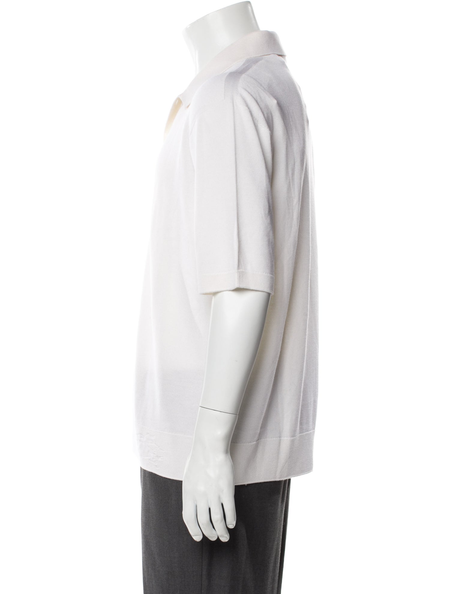 Burberry Wool Collar Polo Shirt w/ Tags