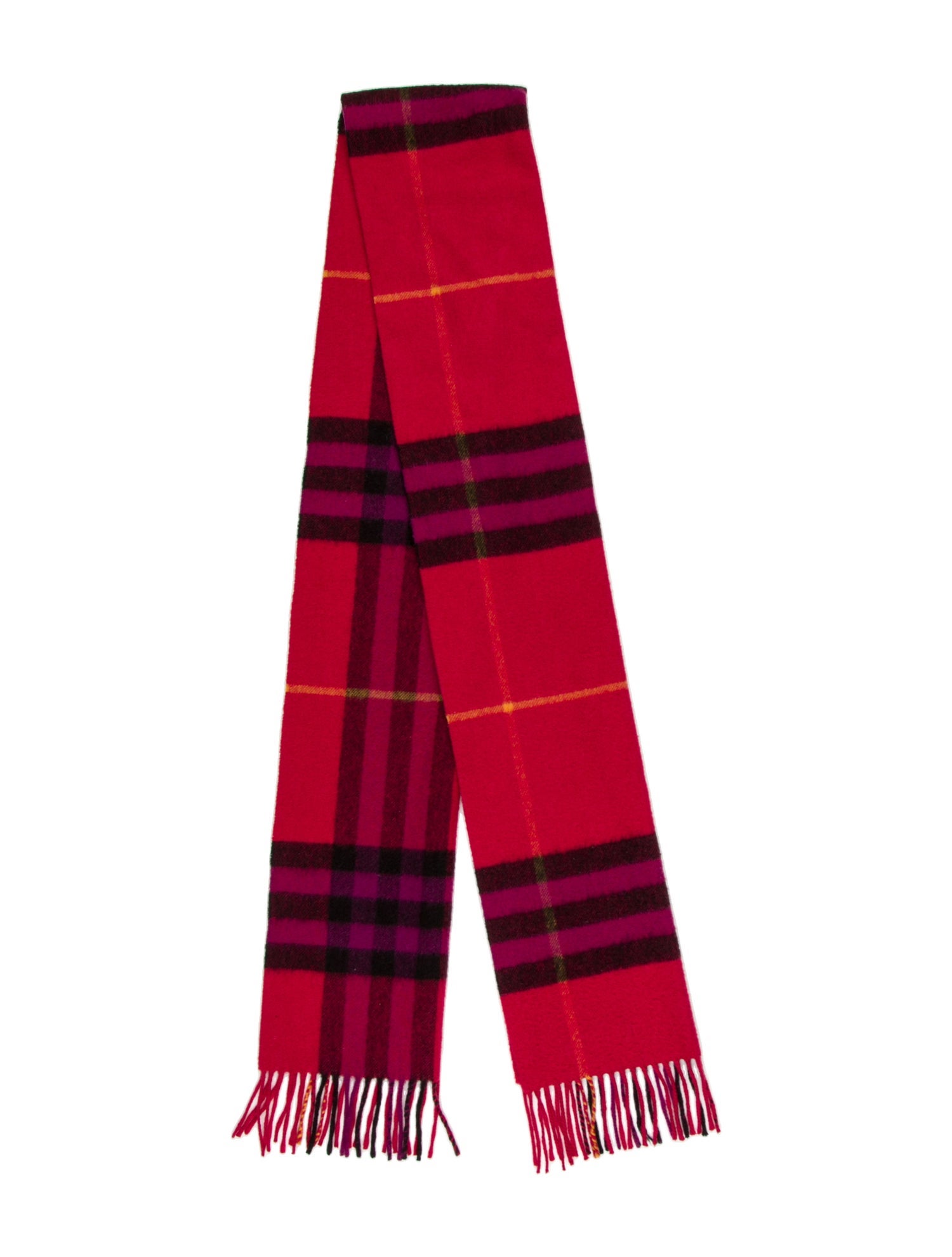 Burberry Cashmere Striped Scarf