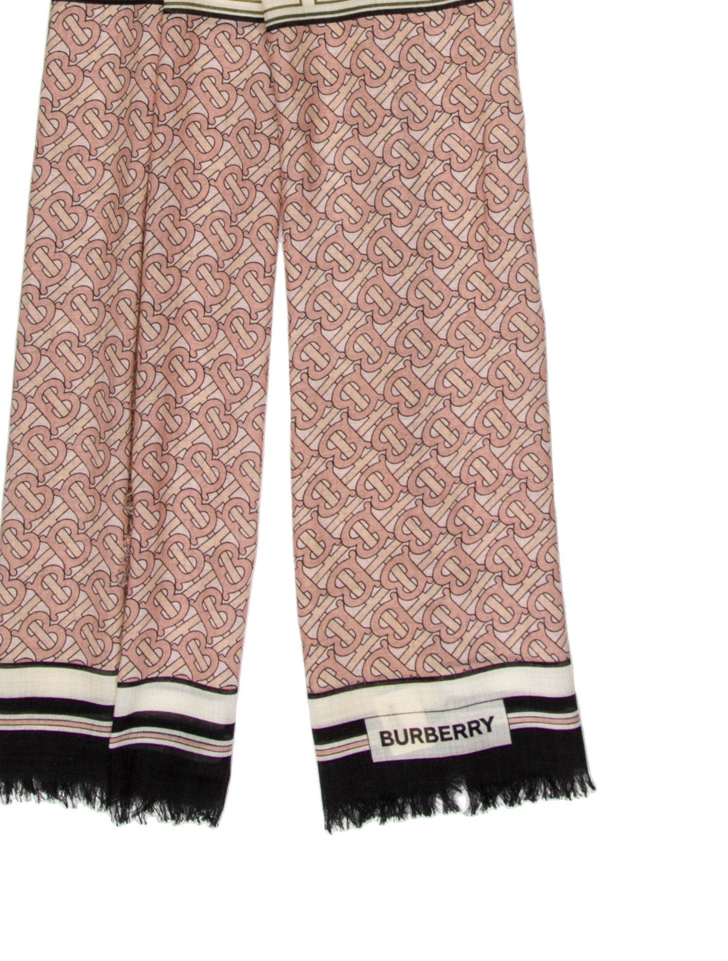 Burberry Silk TB Monogram Scarf