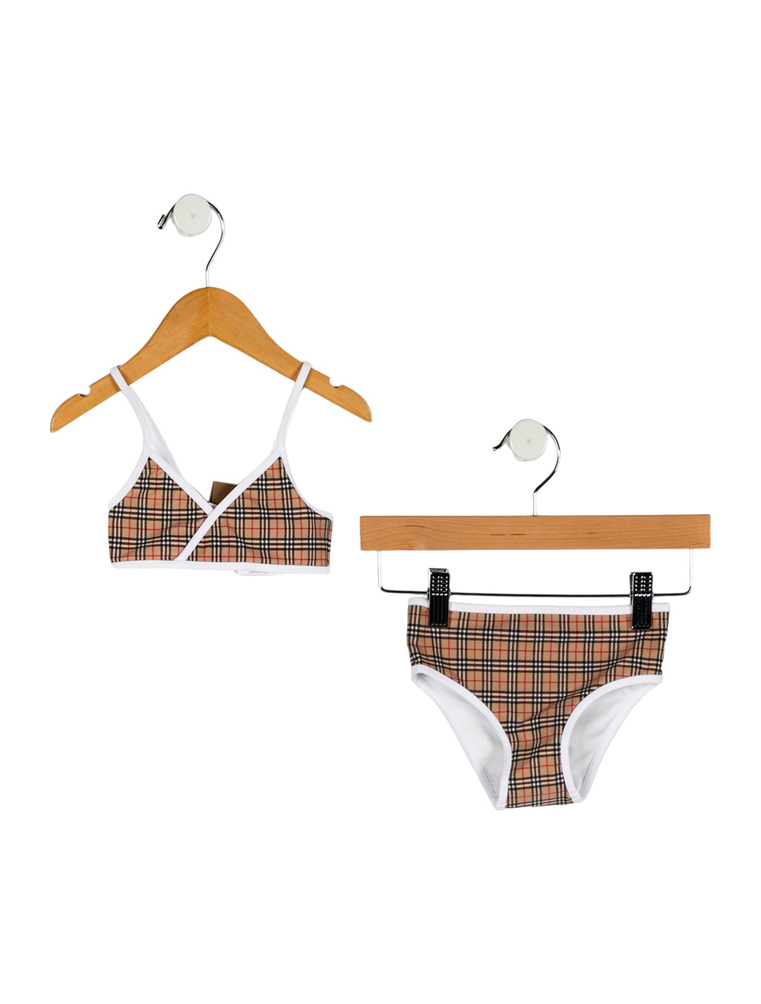 Burberry Toddler Girls' House Check Two Piece Swimsuit w/Tags