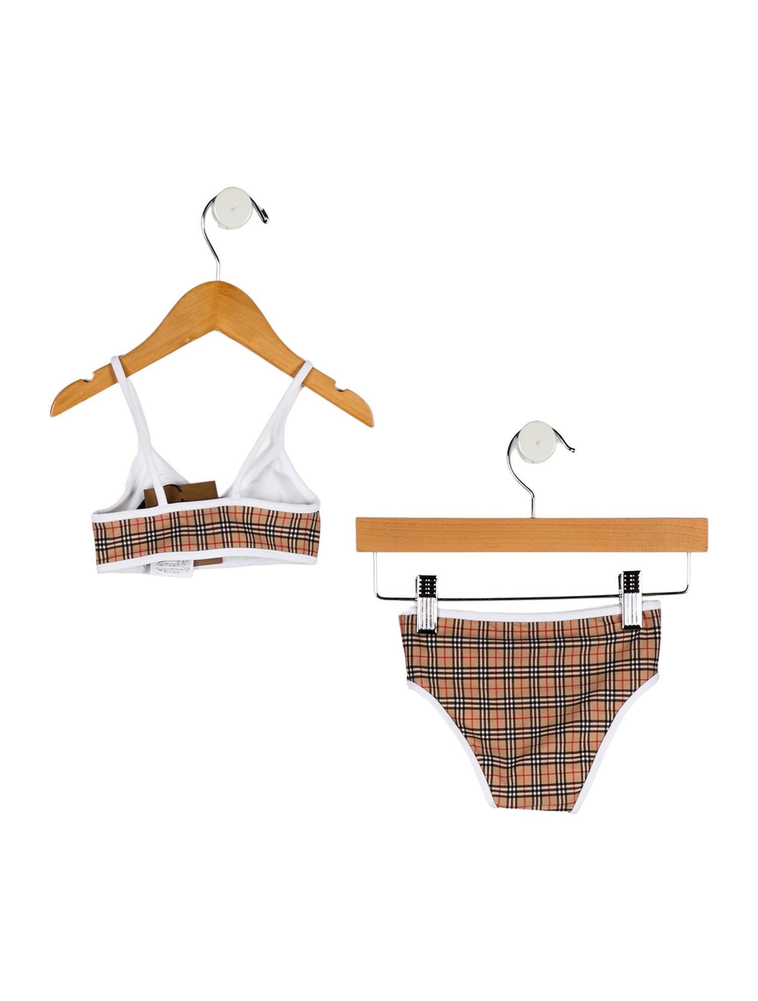 Burberry Toddler Girls' House Check Two Piece Swimsuit w/Tags