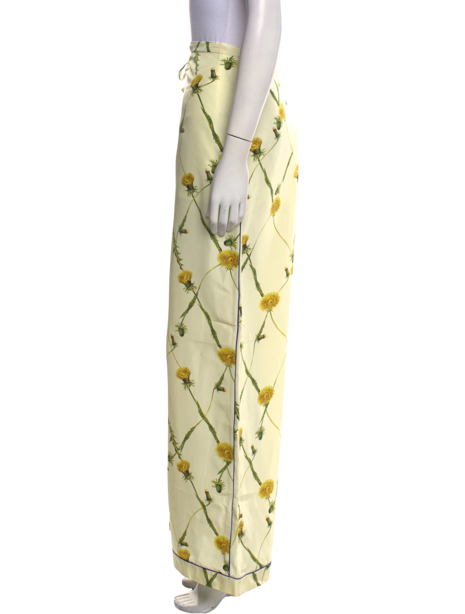 Burberry Silk Wide Leg Pants w/ Tags