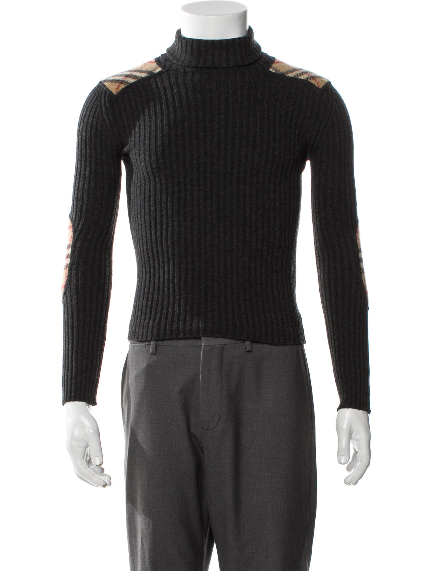 Burberry House Check Pattern Merino Wool Pullover