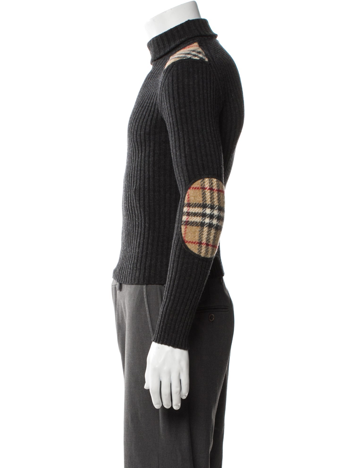 Burberry House Check Pattern Merino Wool Pullover