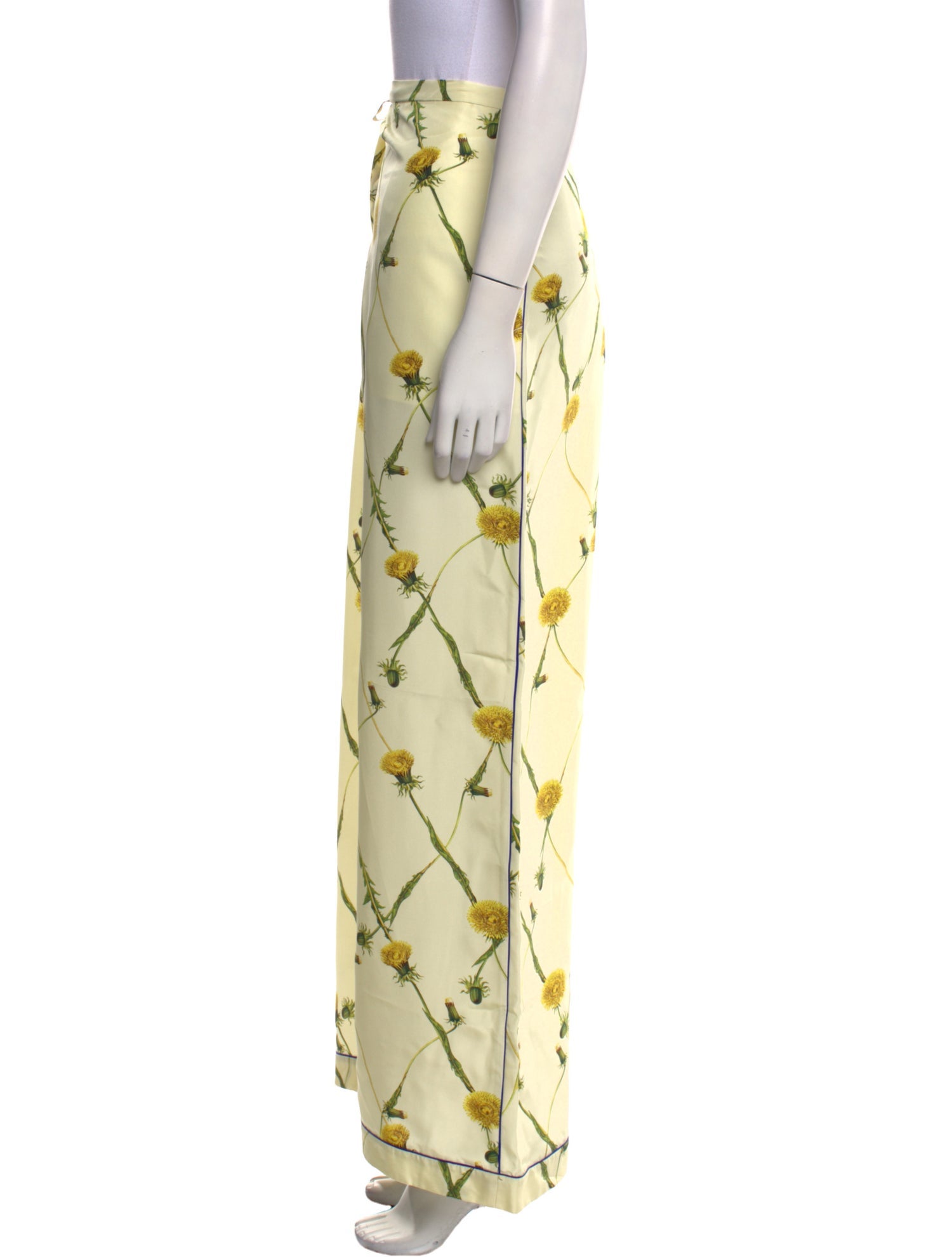 Burberry Silk Wide Leg Pants