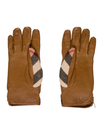 Burberry Leather Gloves