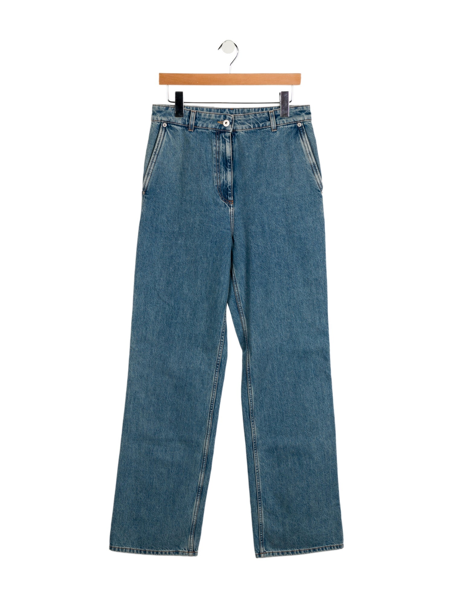 Burberry High-Rise Wide Leg Jeans w/ Tags