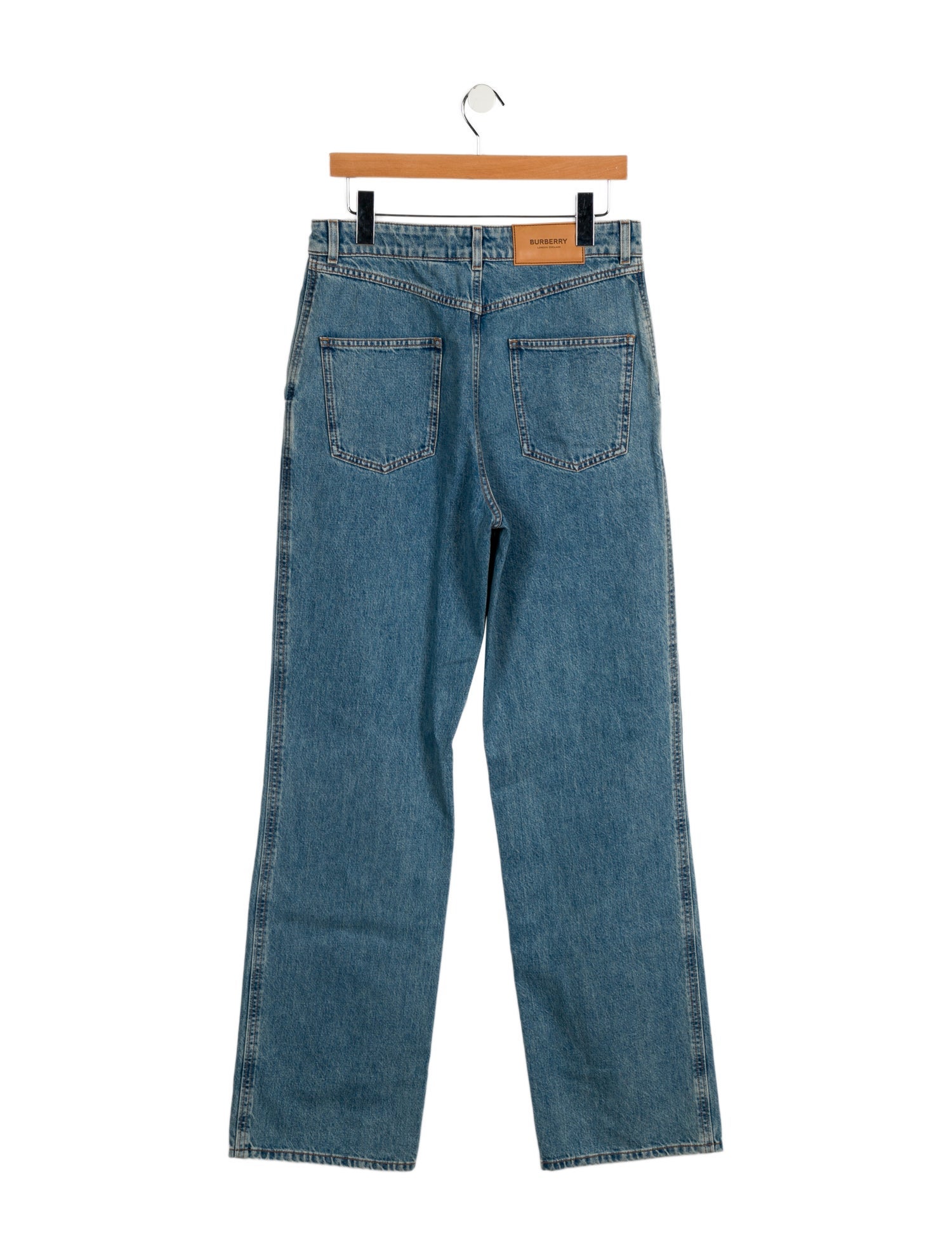 Burberry High-Rise Wide Leg Jeans w/ Tags