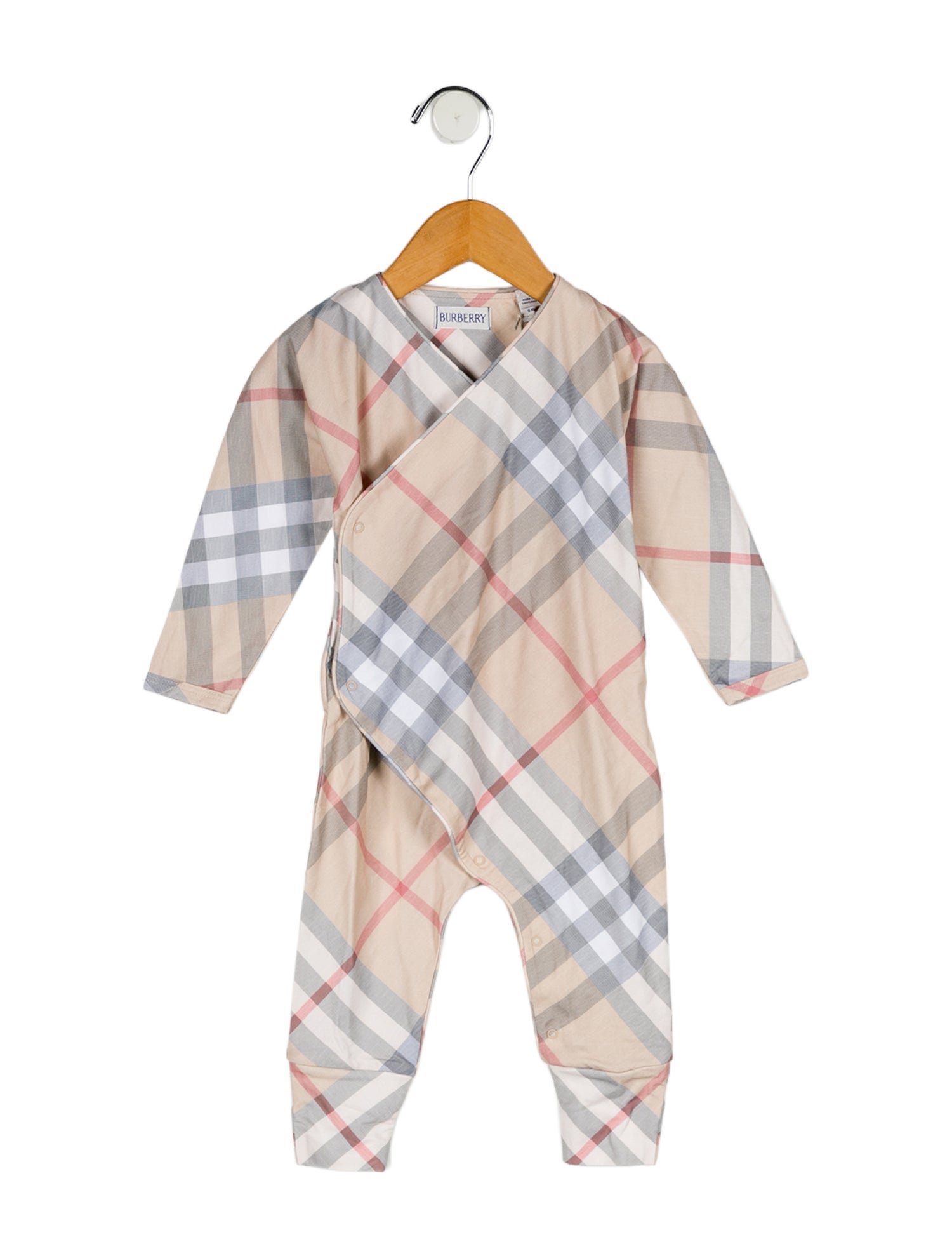Burberry Infant Boys' Nova Check Onesie w/Tags