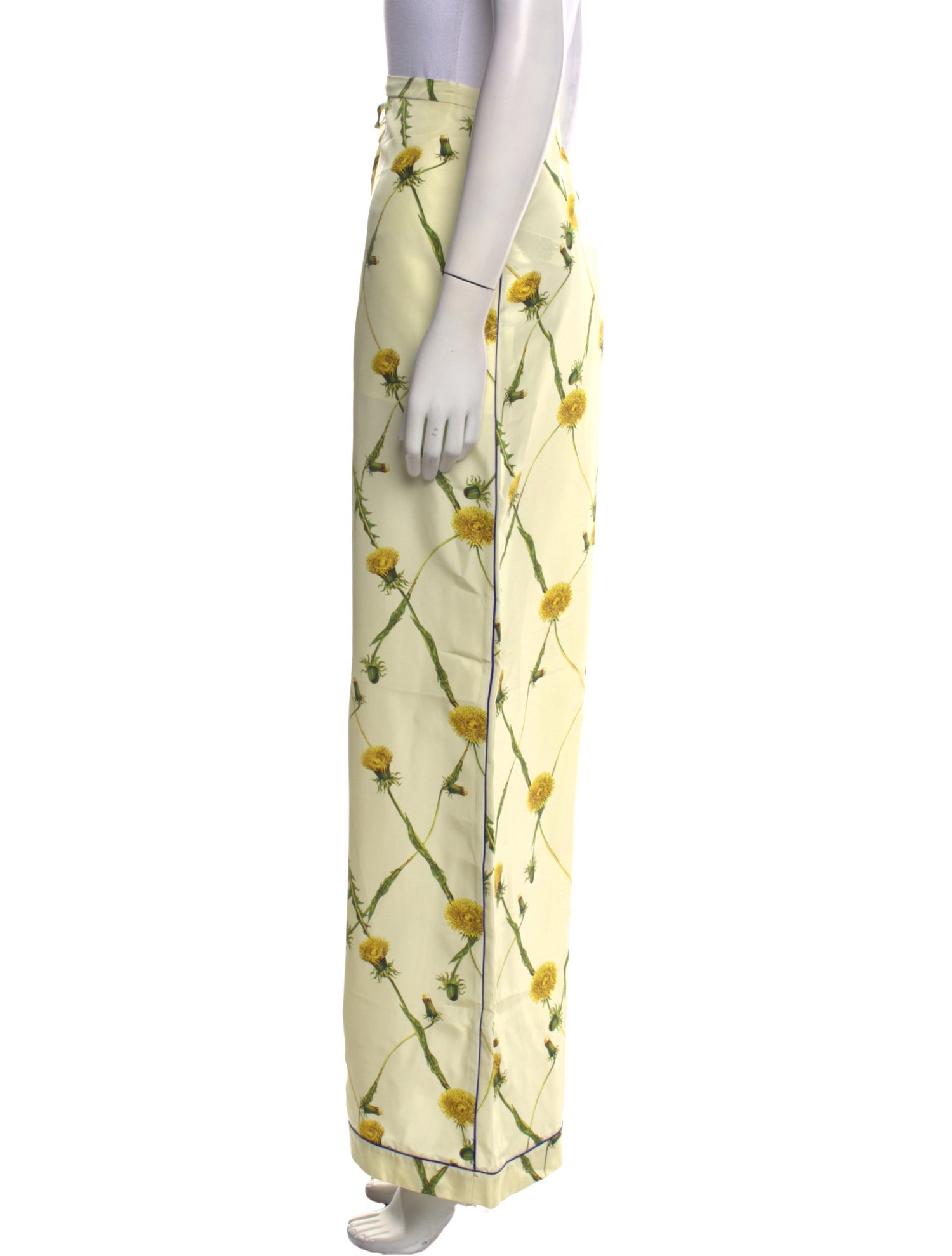 Burberry Silk Wide Leg Pants w/ Tags