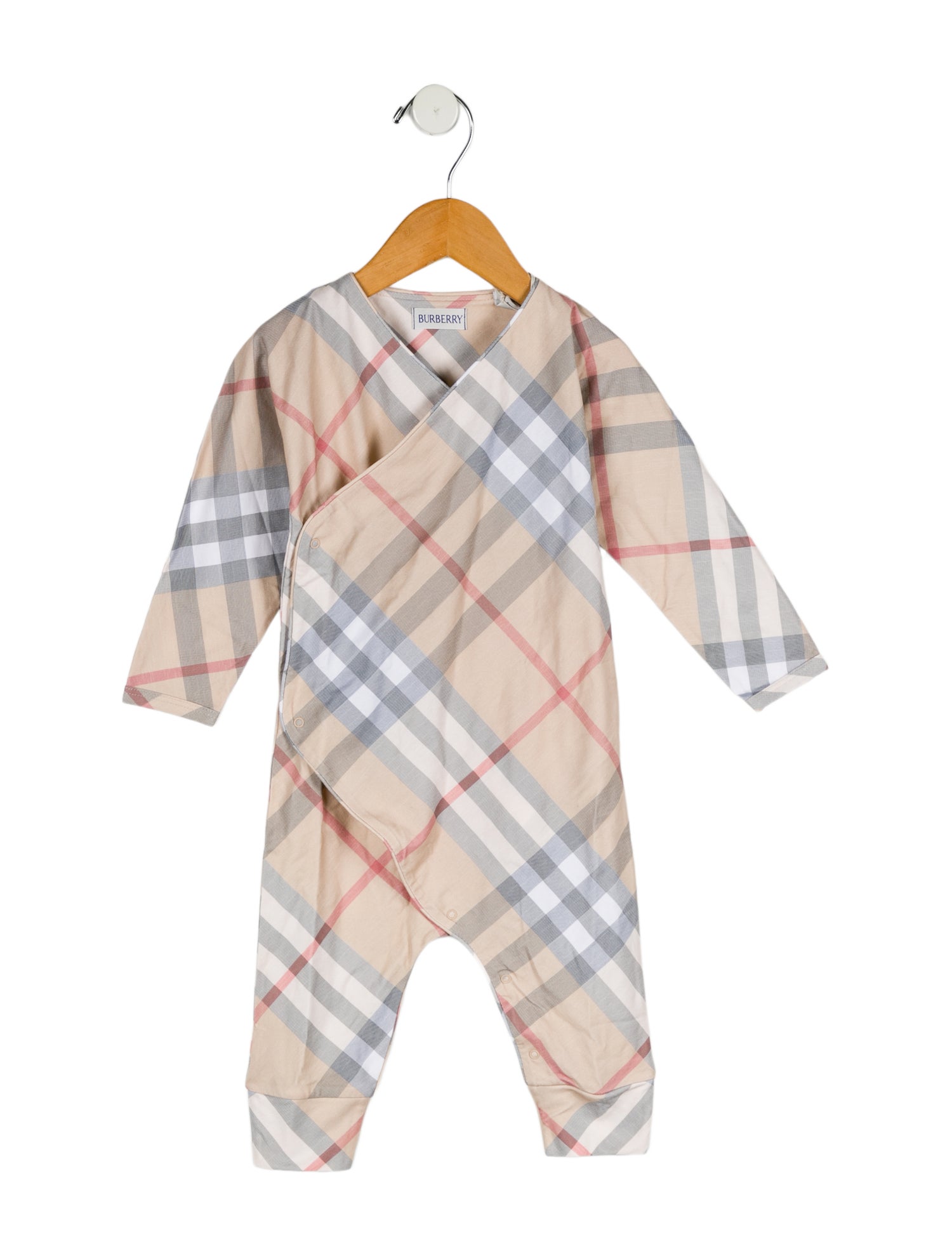 Burberry Infant Boys' Nova Check Onesie w/Tags