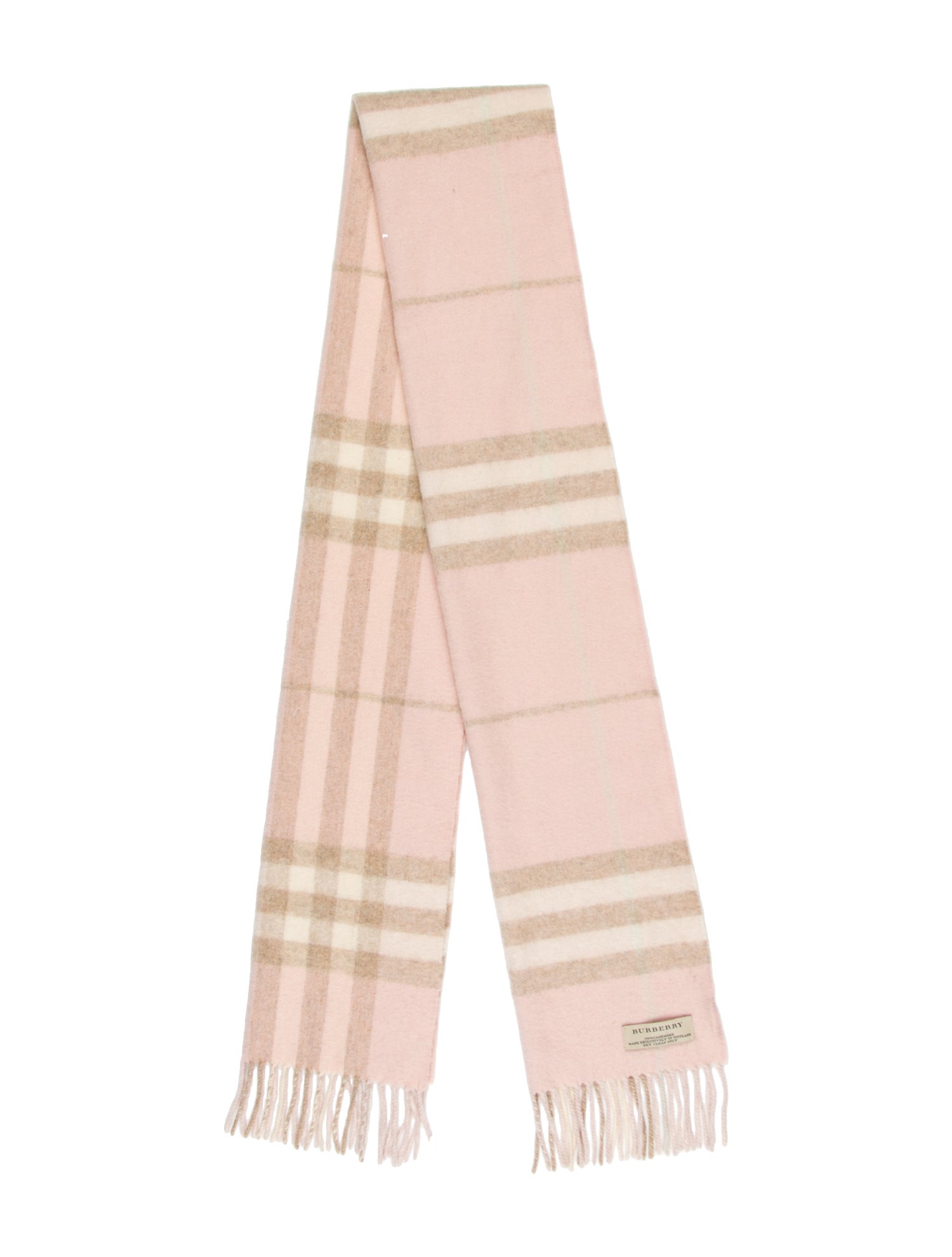 Burberry Cashmere Striped Scarf