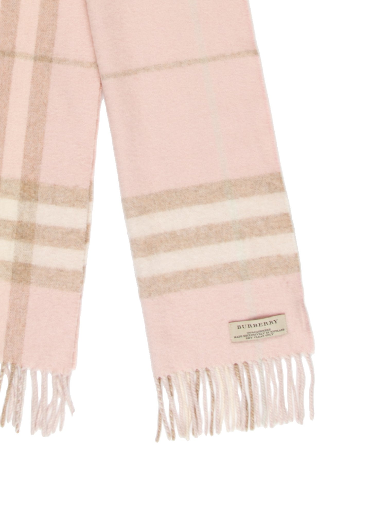 Burberry Cashmere Striped Scarf