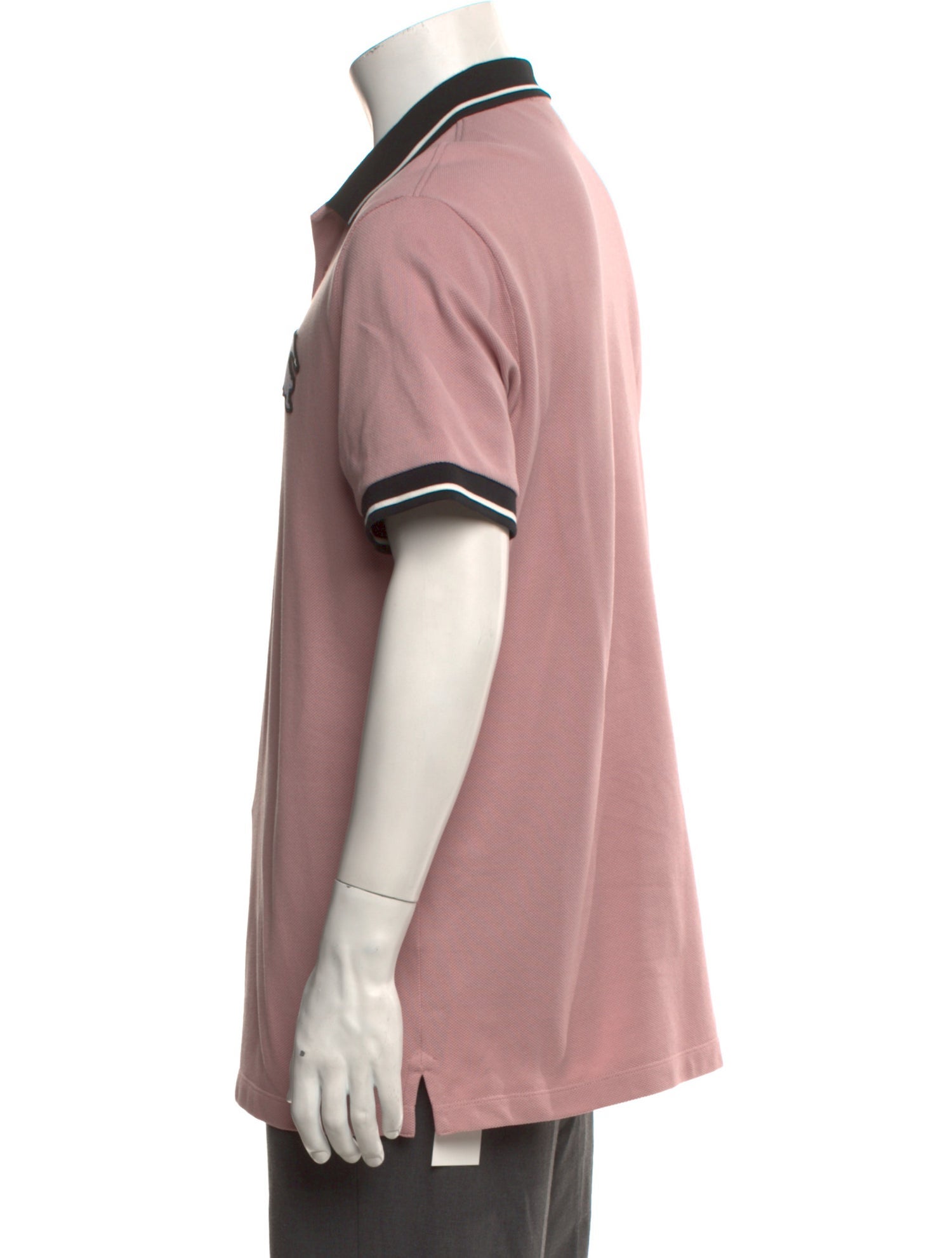 Burberry Striped Collar Polo Shirt