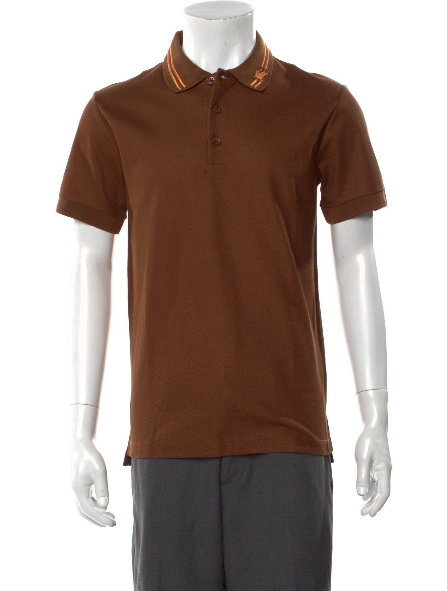 Burberry Crew Neck Short Sleeve Polo Shirt w/ Tags