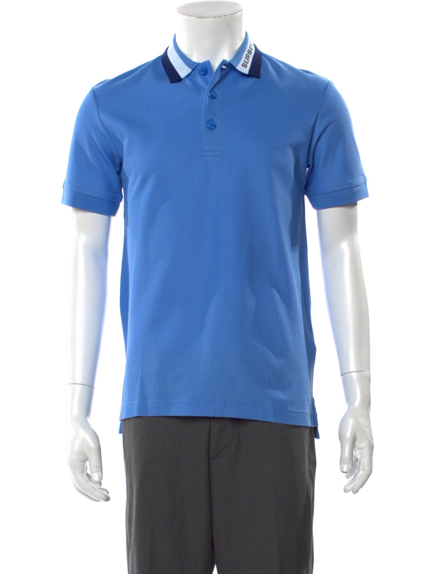 Burberry V-Neck Short Sleeve Polo Shirt w/ Tags