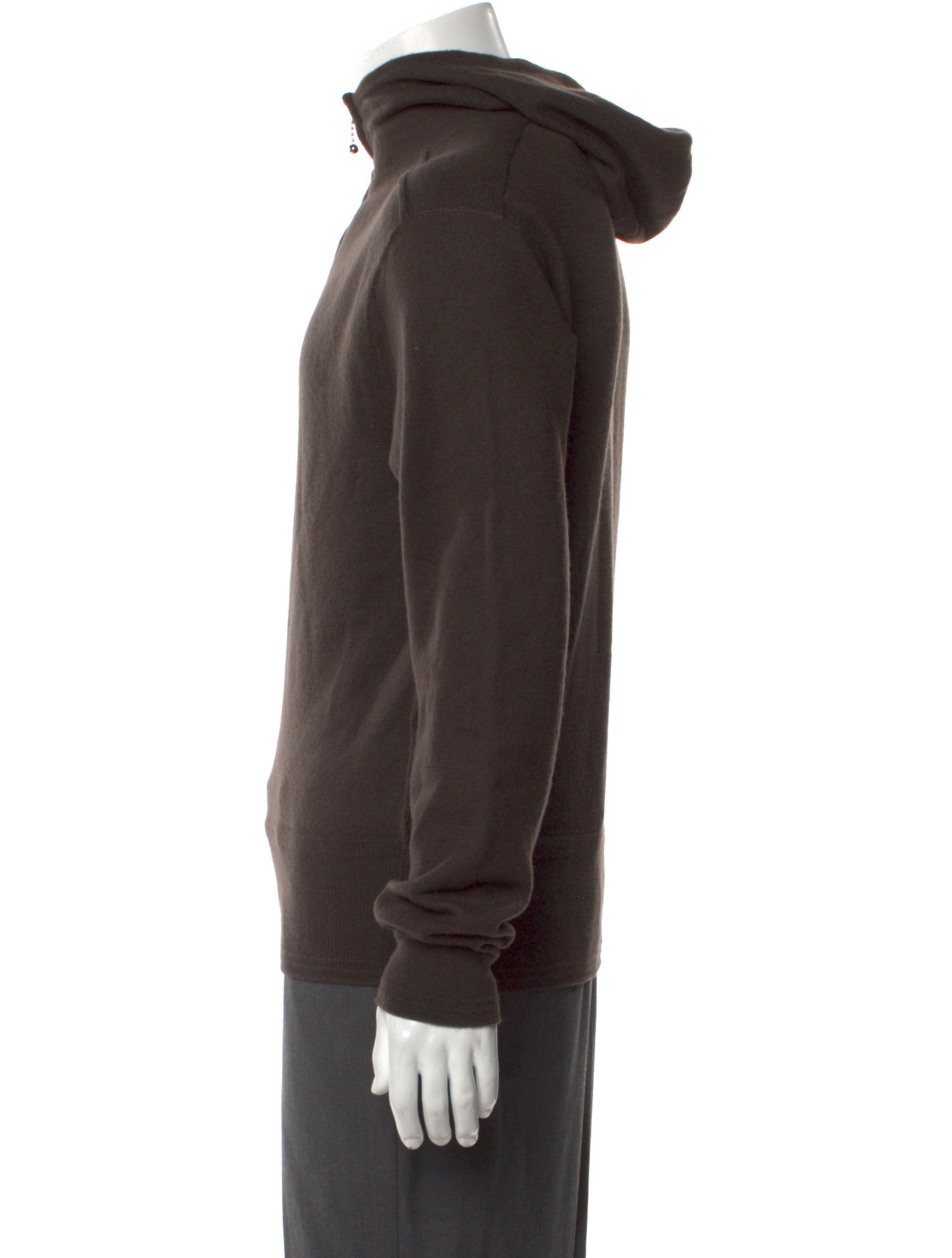 Burberry Wool Mock Neck Polo Sweater