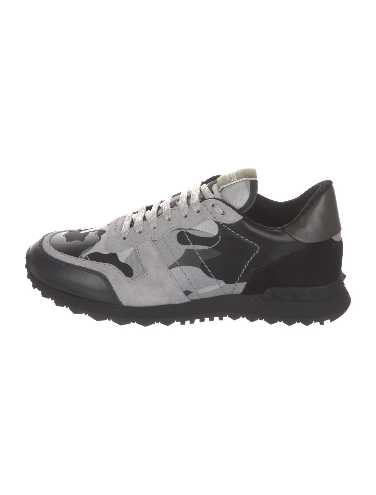 Valentino Leather Printed Athletic Sneakers w/ Tags