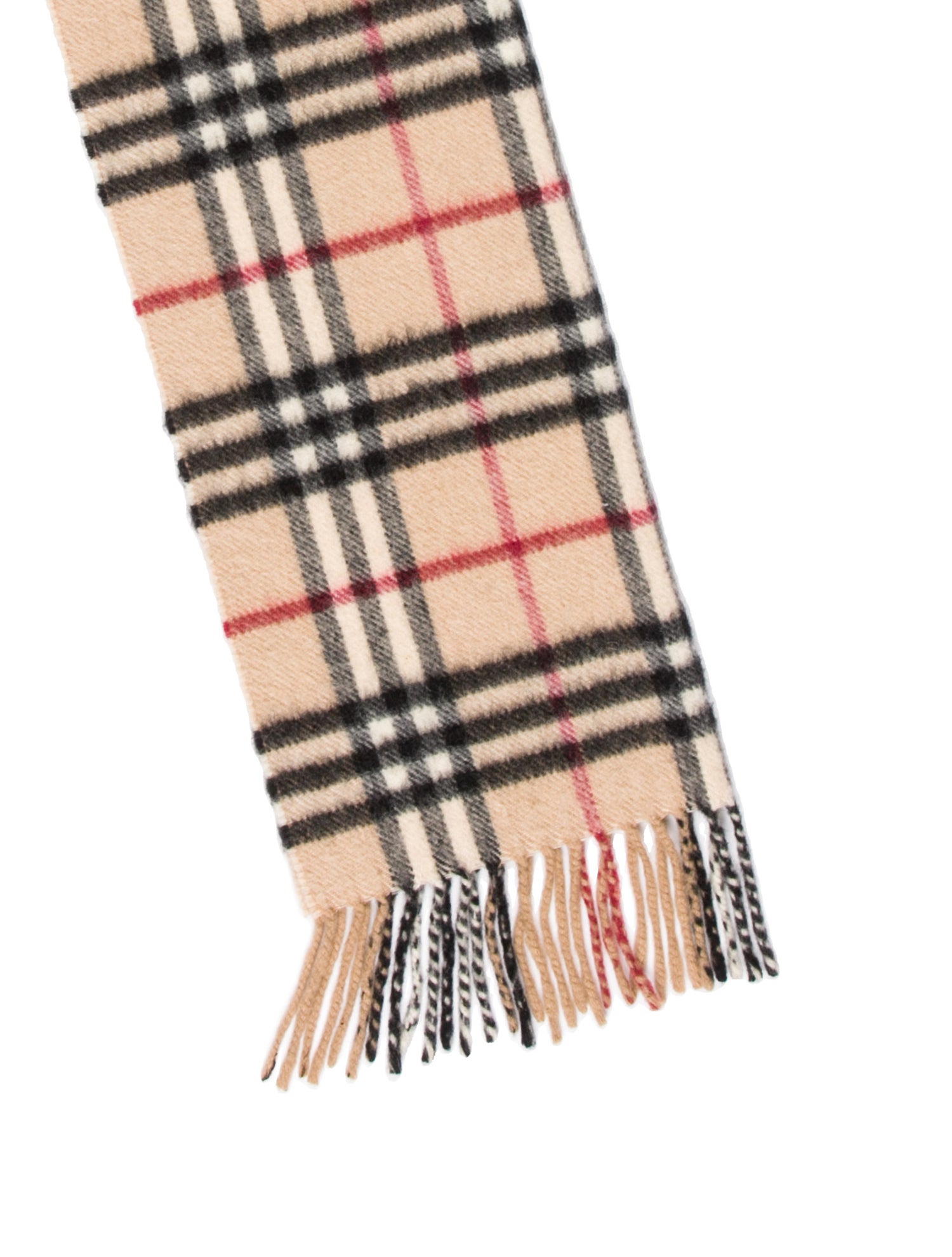Burberry Cashmere House Check Pattern Scarf