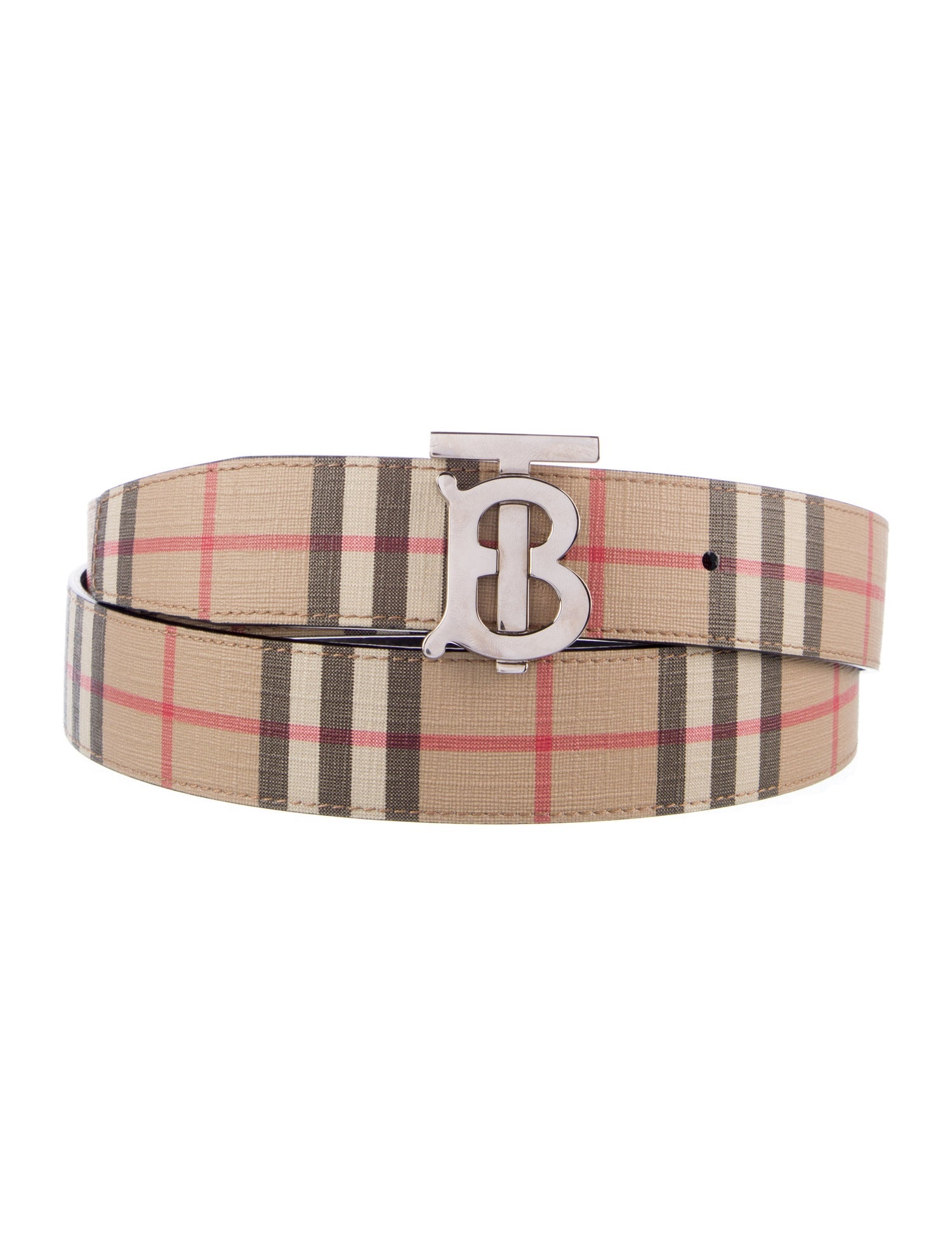 Burberry Check Print Nova Check Pattern Waist Belt