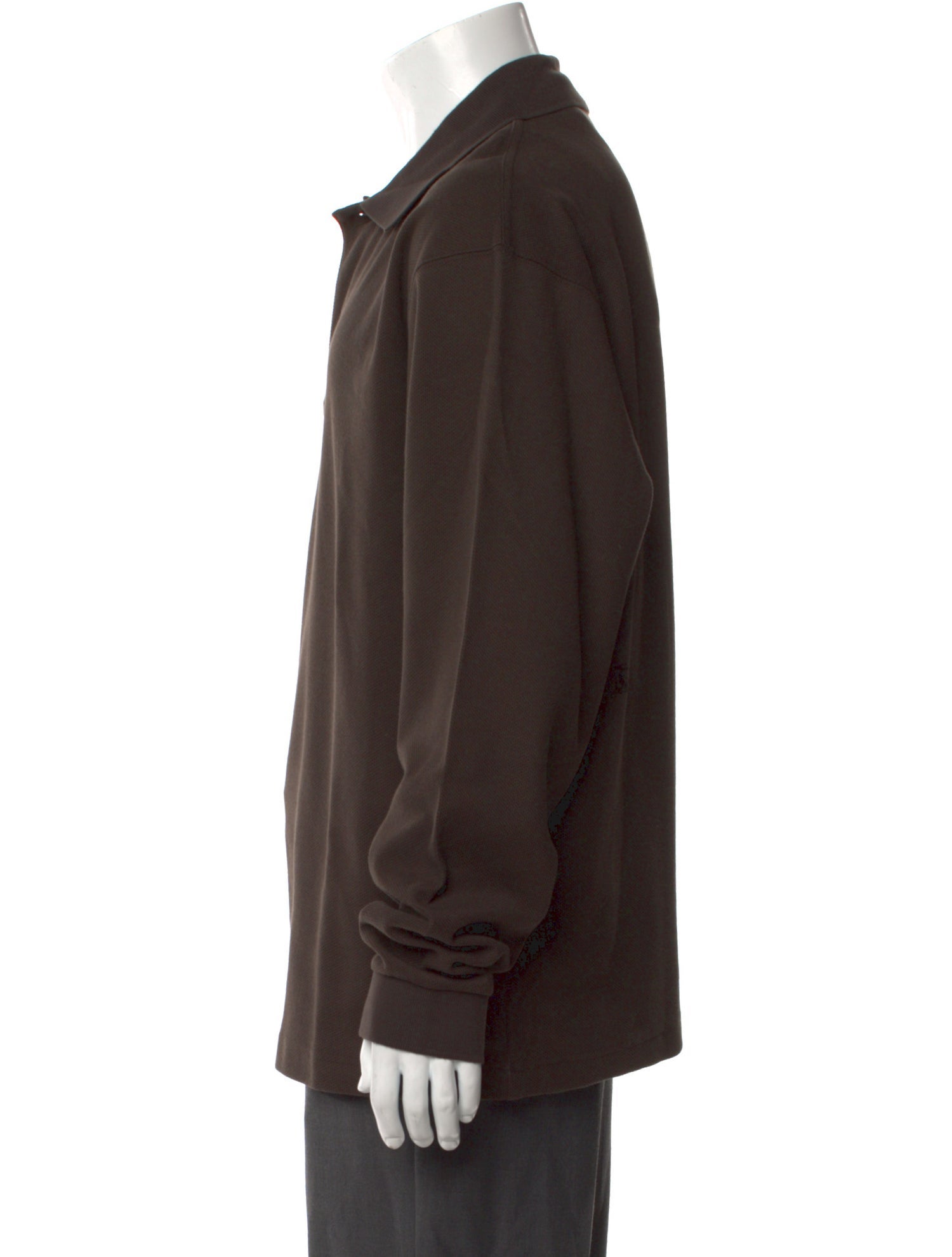 Burberry Collar Long Sleeve Polo Shirt w/ Tags