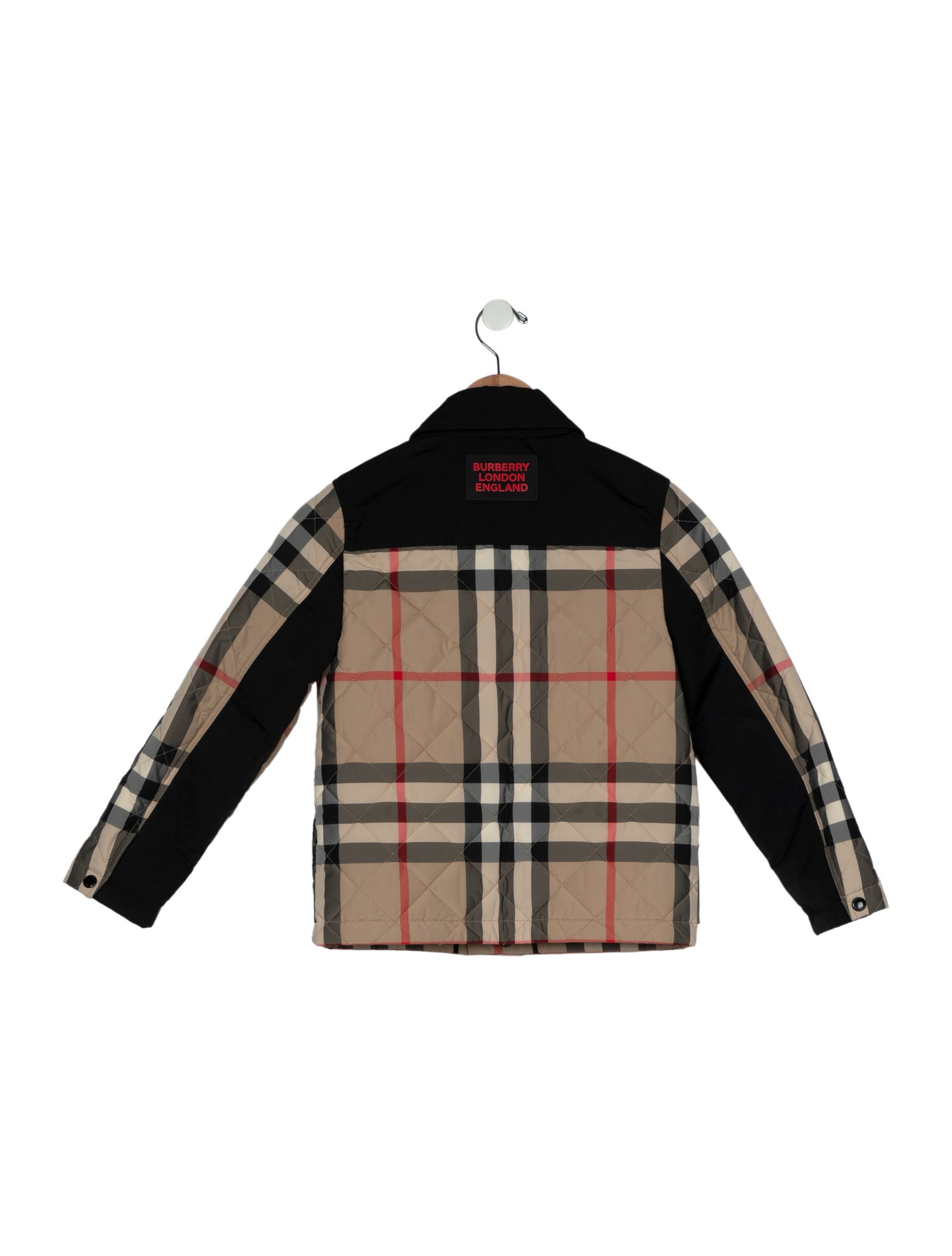 Burberry Boys Long Sleeve Check Pattern Jacket