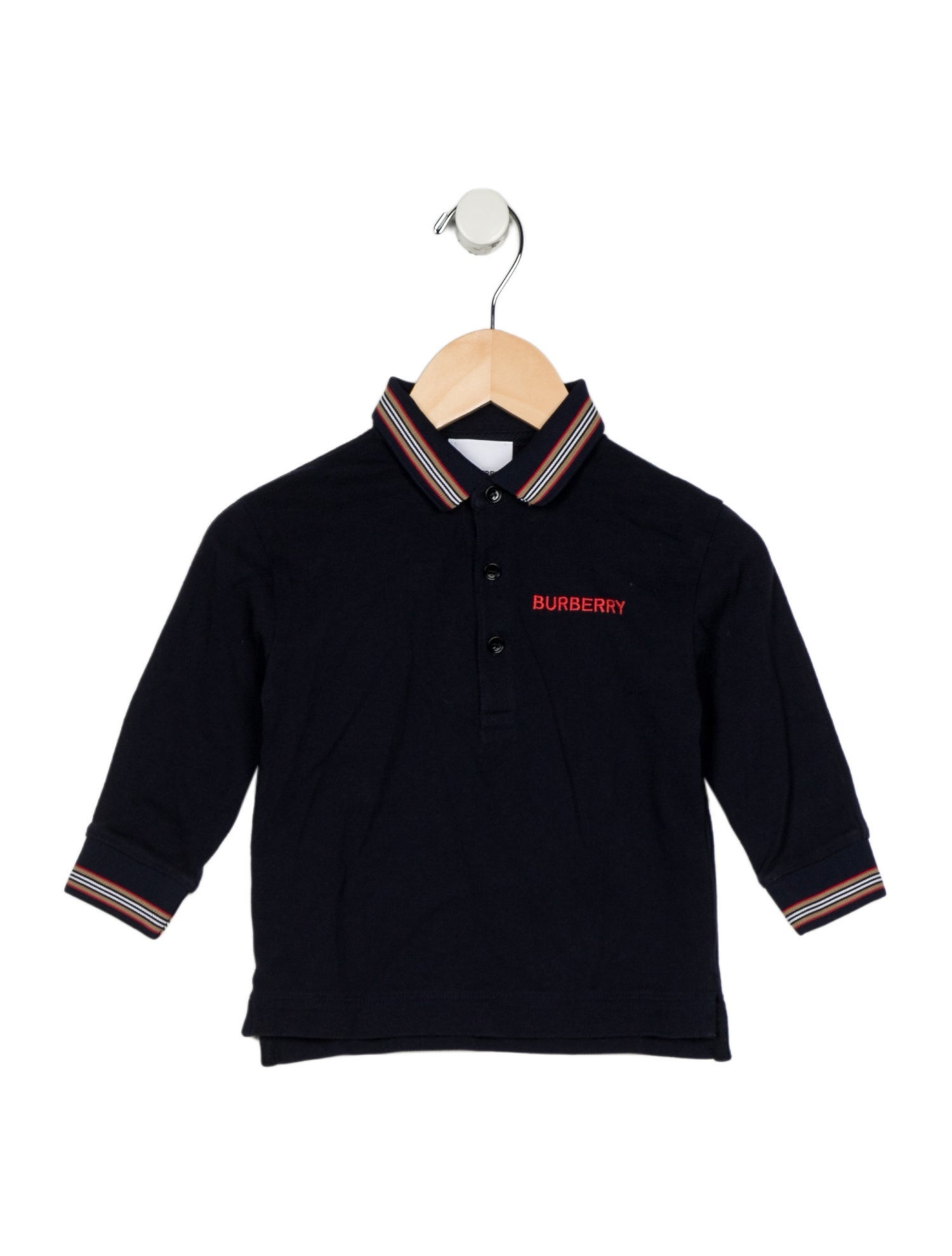 Burberry Boy's long sleeve polo
