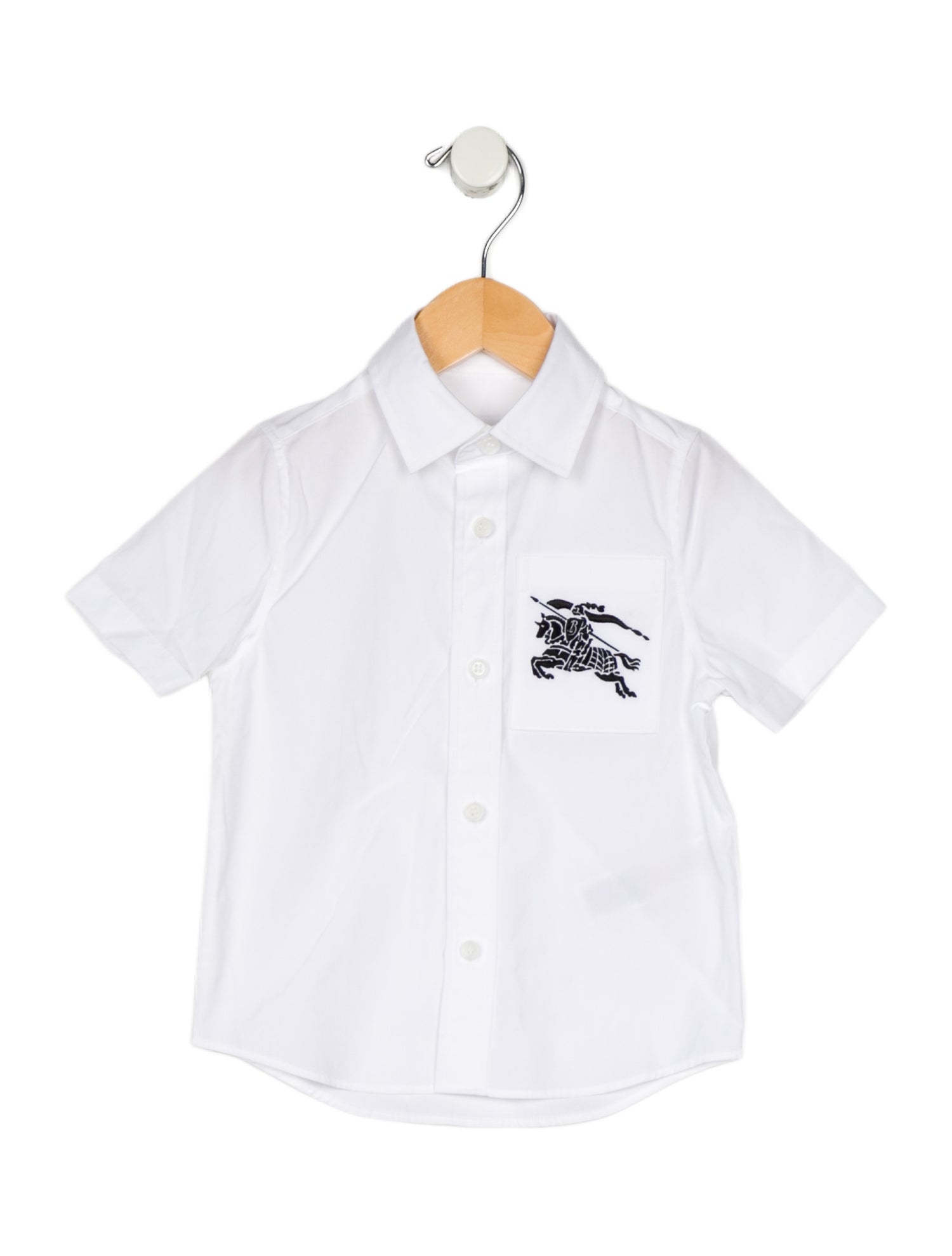 Burberry Boy's short sleeve button up shirt