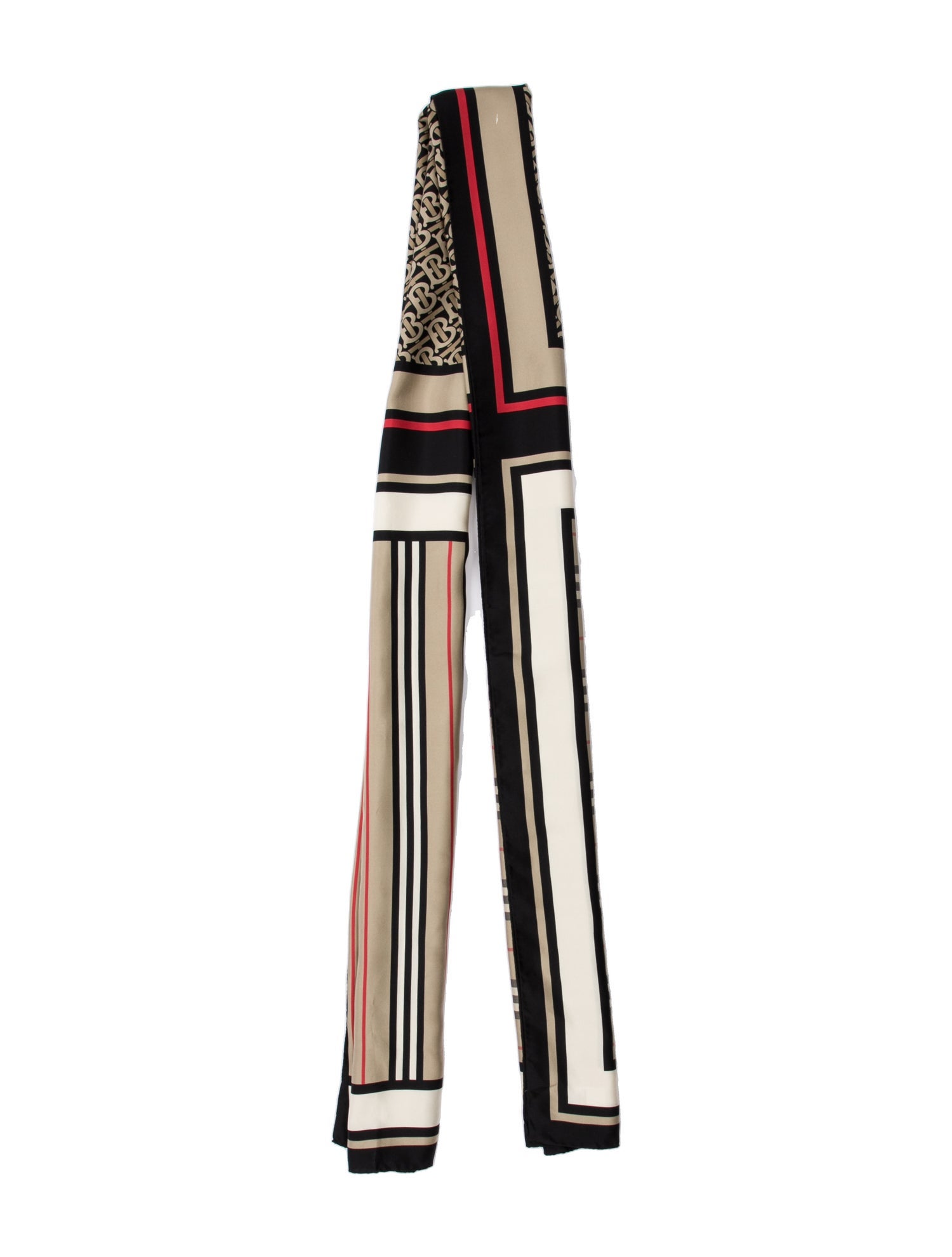 Burberry Silk Nova Check Pattern Scarf