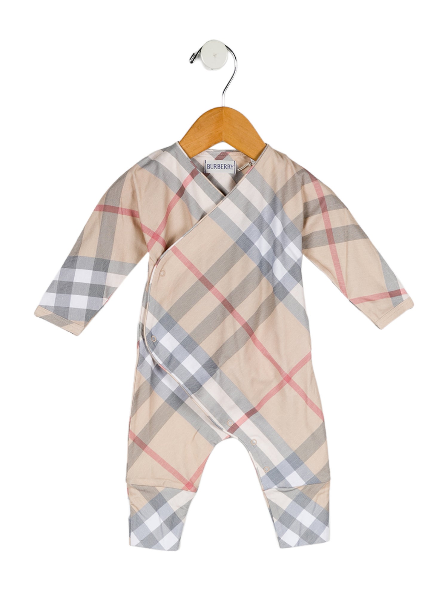 Burberry Infant Boys' Nova Check Onesie w/Tags