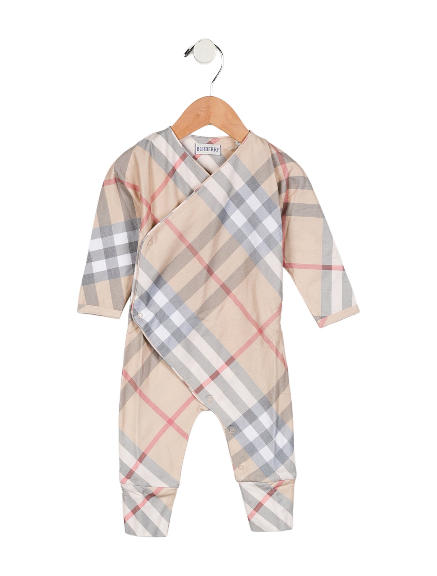 Burberry Infant Boys' Nova Check Onesie w/Tags
