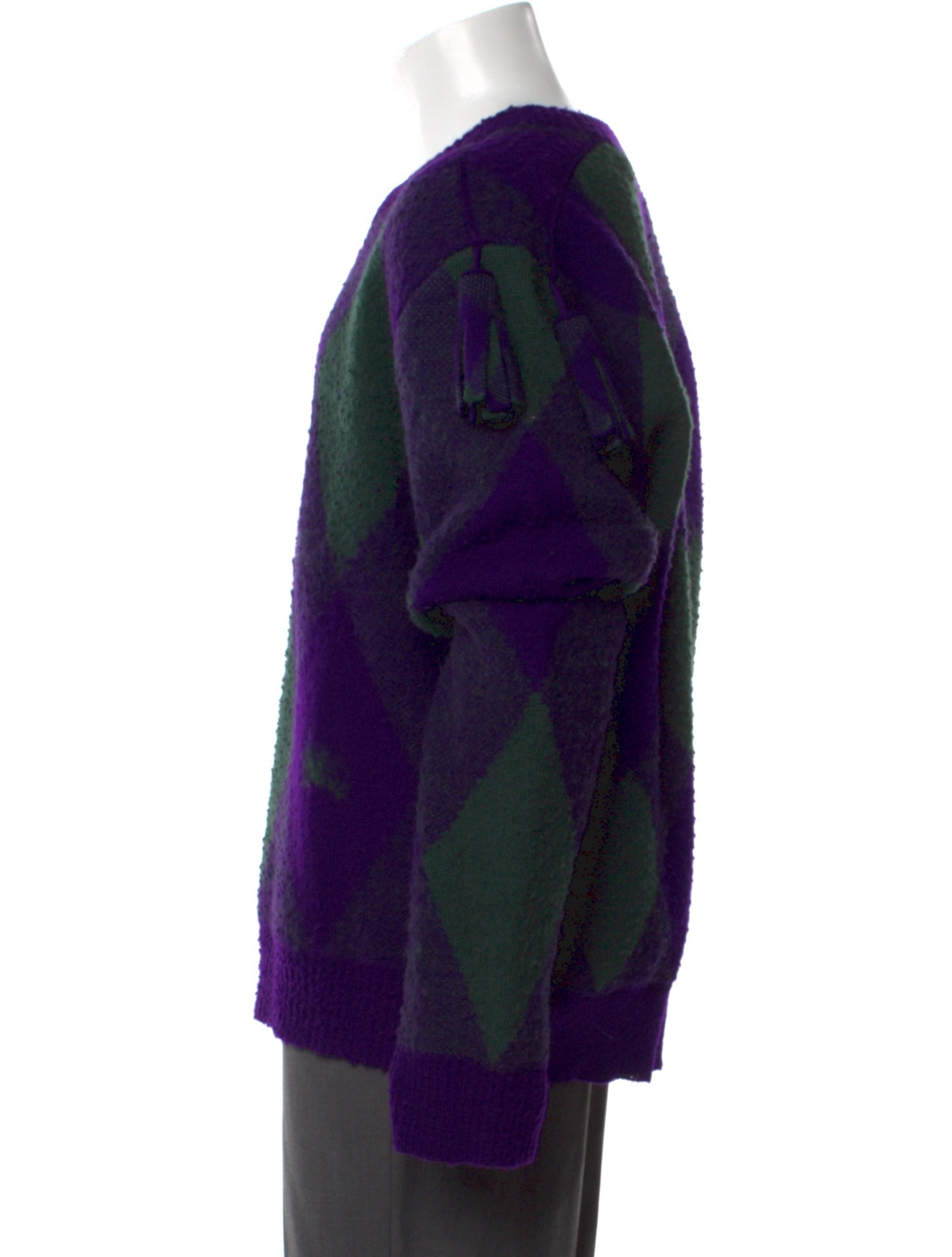 Burberry Wool Colorblock Pattern Pullover w/ Tags