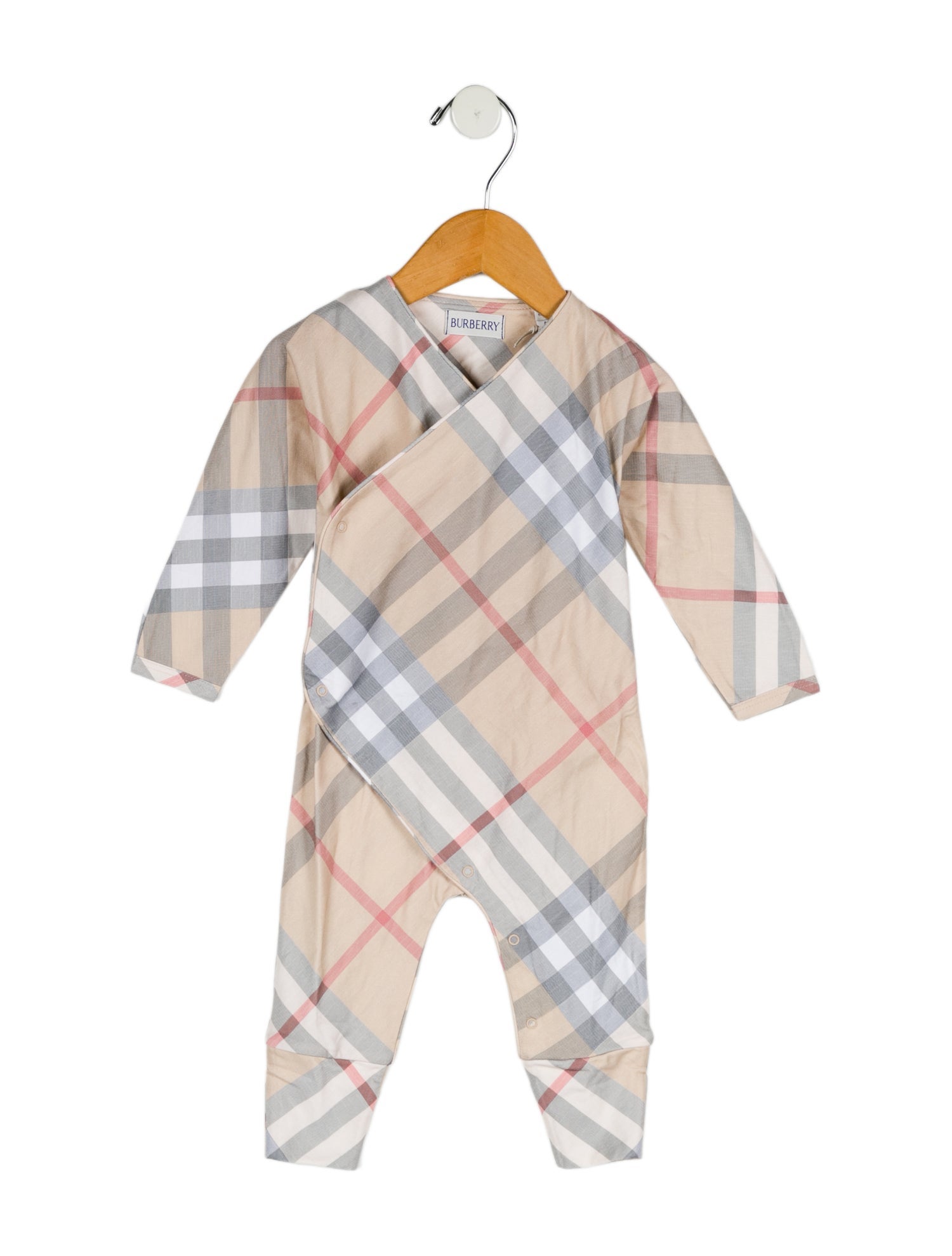 Burberry Infant Boys' Nova Check Onesie w/Tags