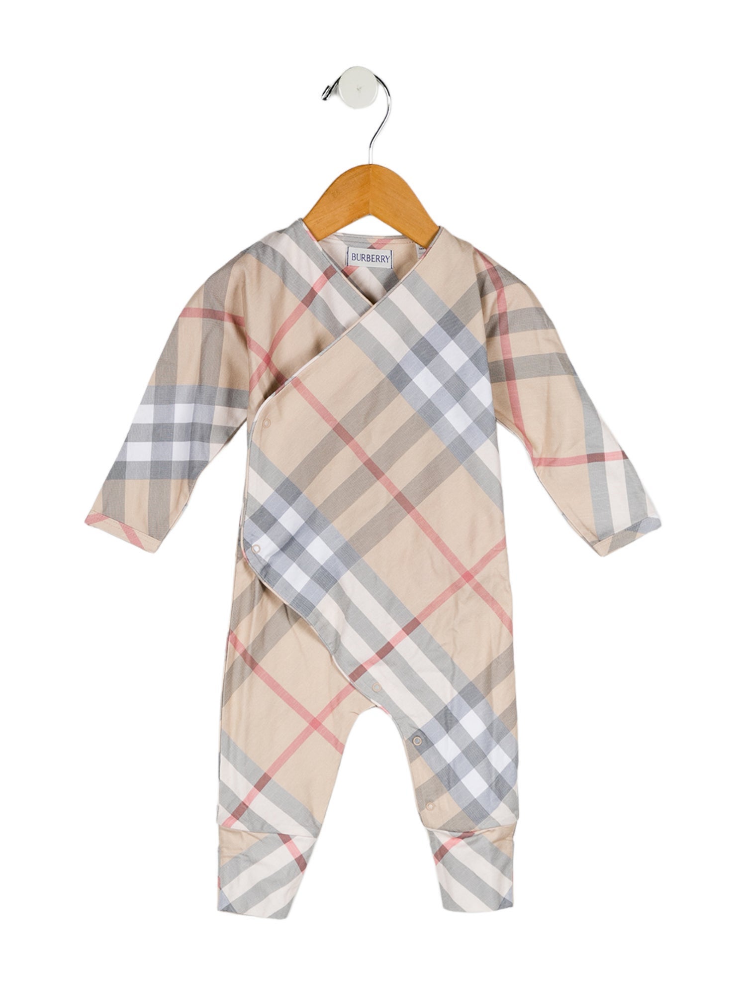 Burberry Infant Boys' Nova Check Onesie w/Tags