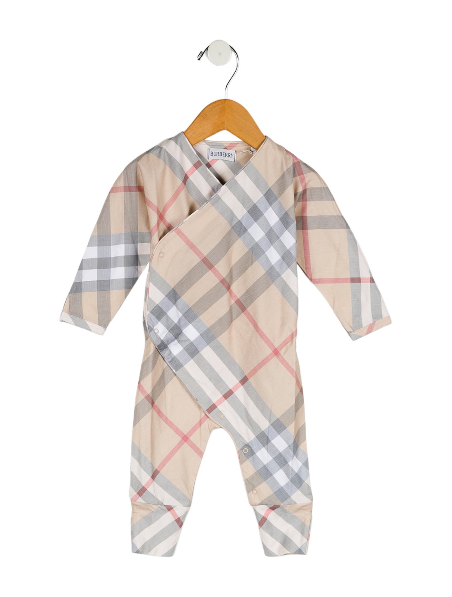 Burberry Infant Boys' Nova Check Onesie w/Tags