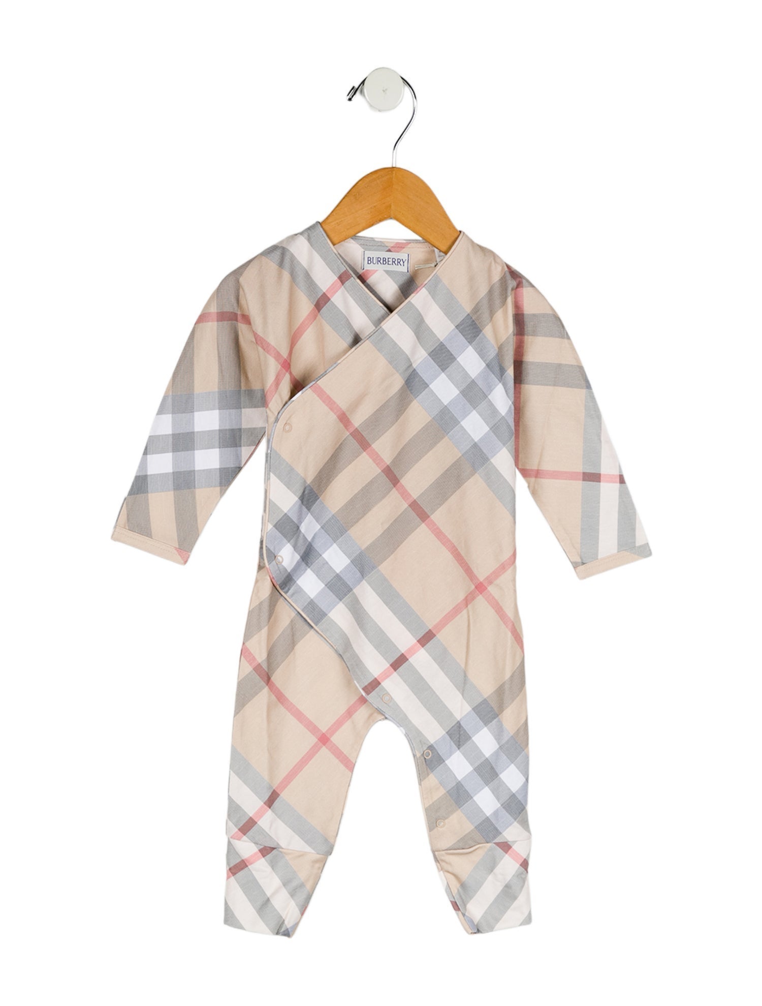 Burberry Infant Boys' Nova Check Onesie w/Tags