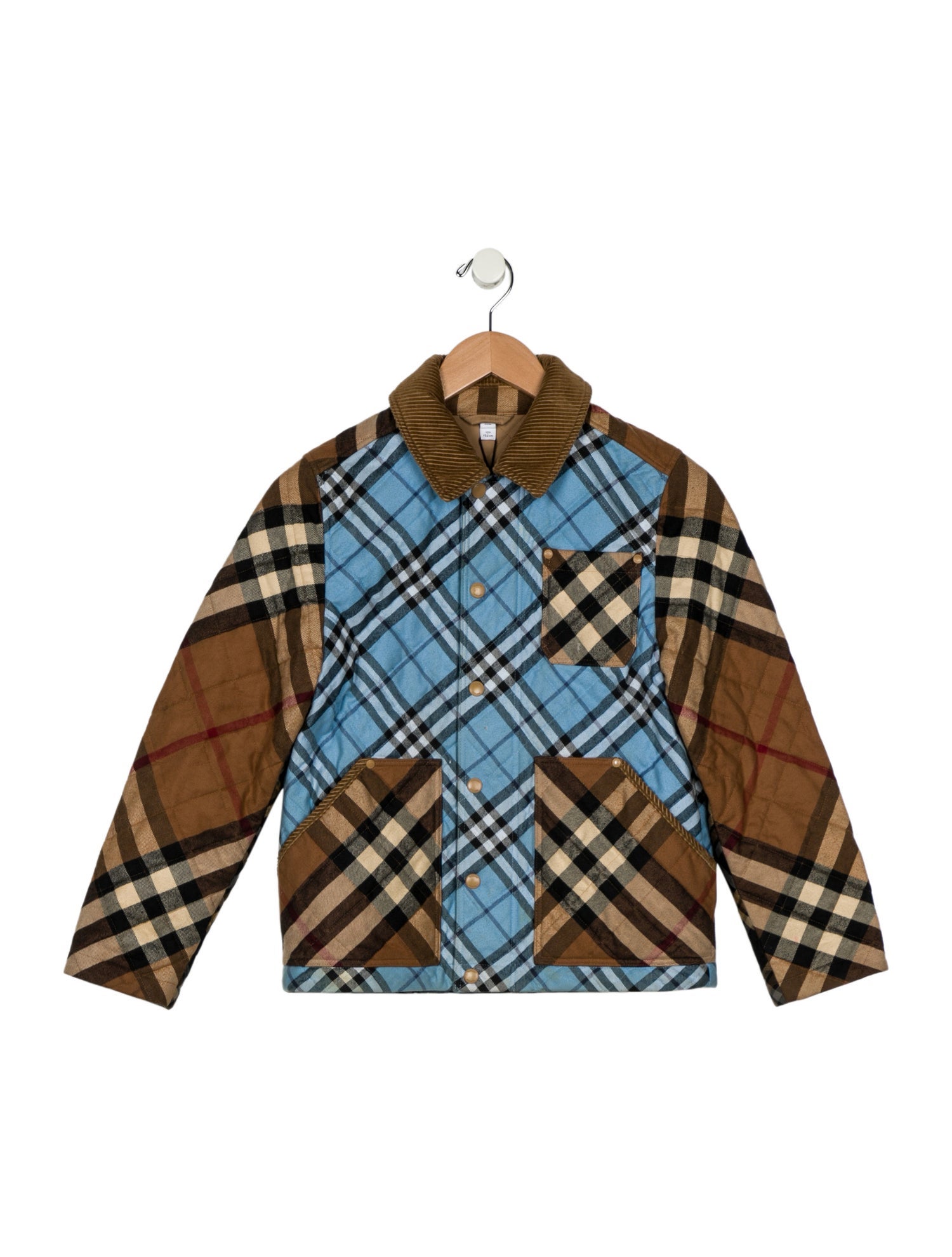 Burberry Boys' Patterned Quilt Jacket