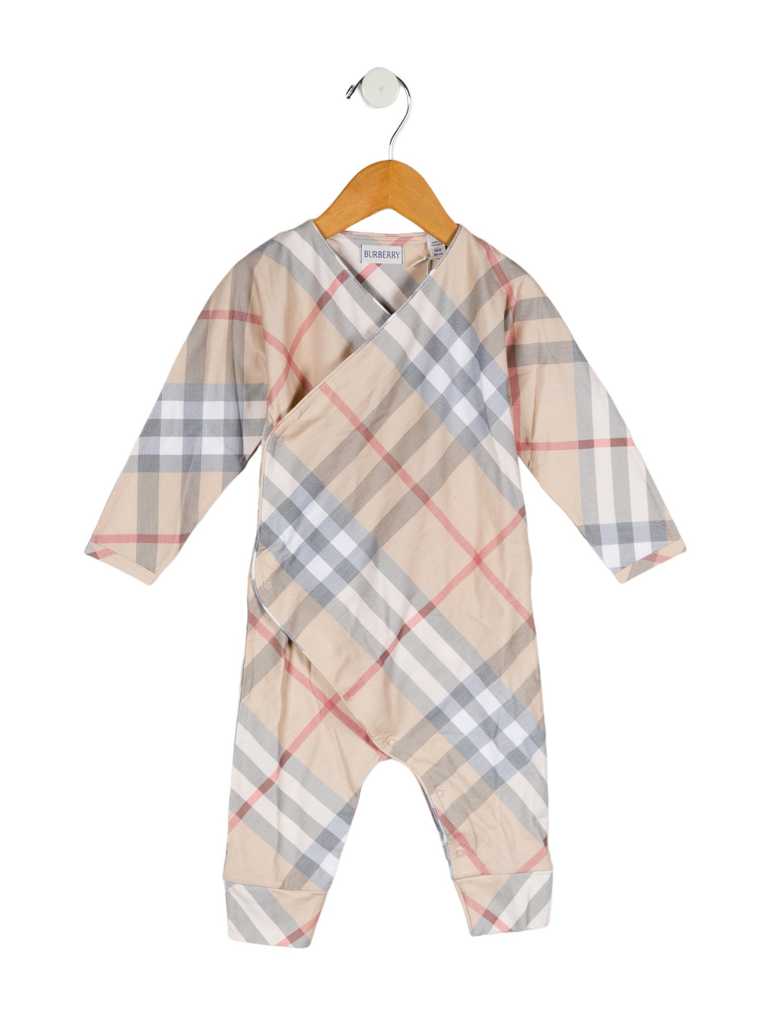 Burberry Toddler Boys' Nova Check Onesie w/Tags