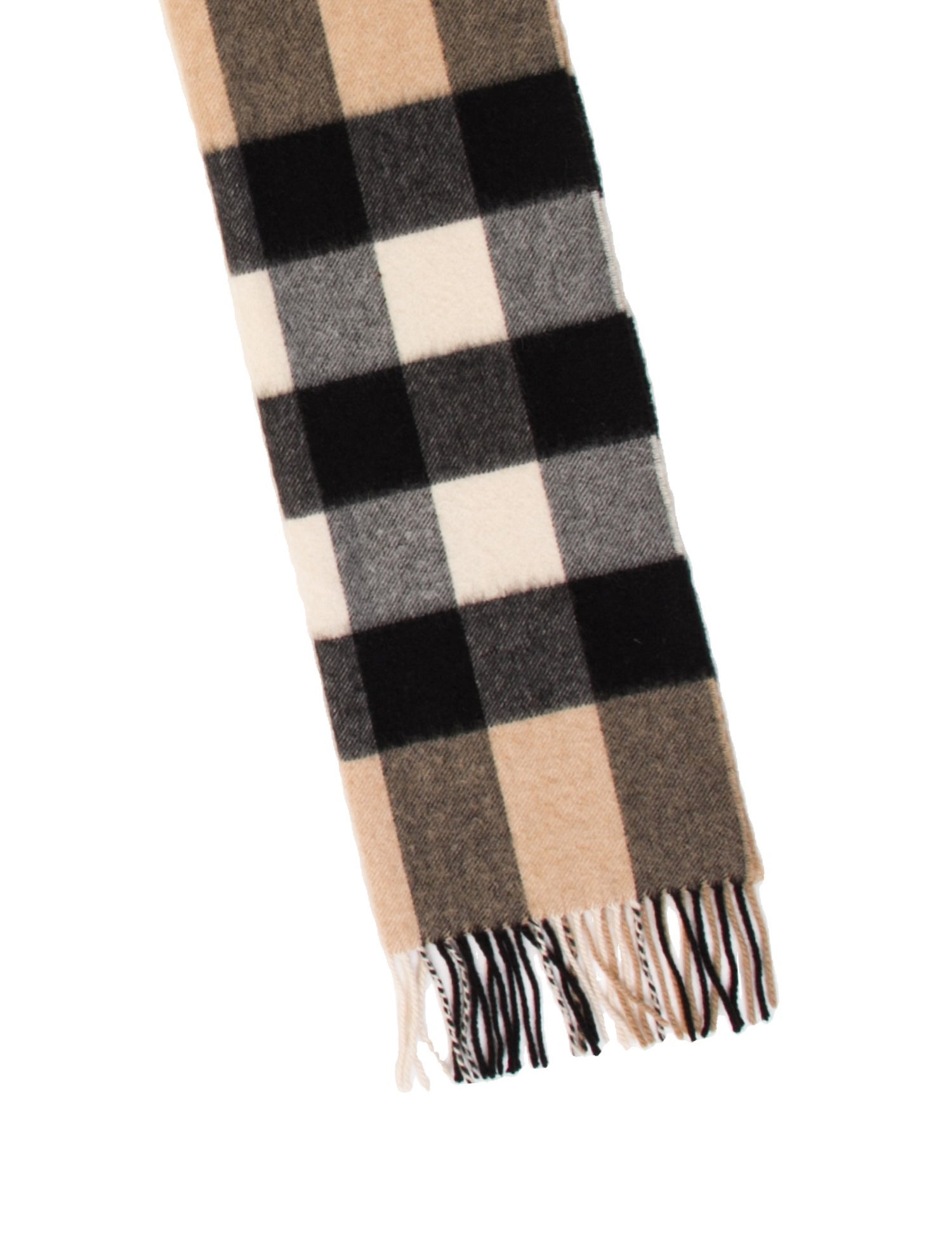 Burberry Cashmere House Check Pattern Scarf