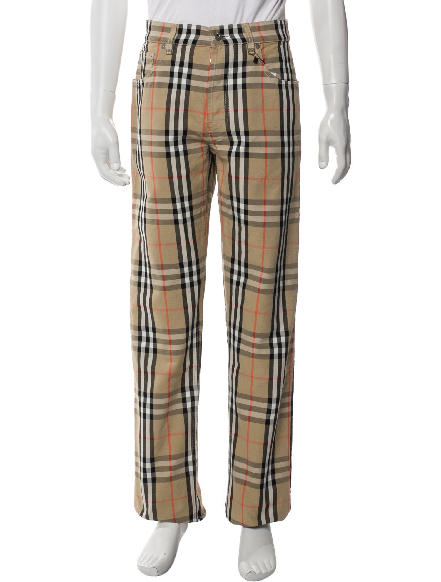 Burberry House Check Pattern Pants w/ Tags