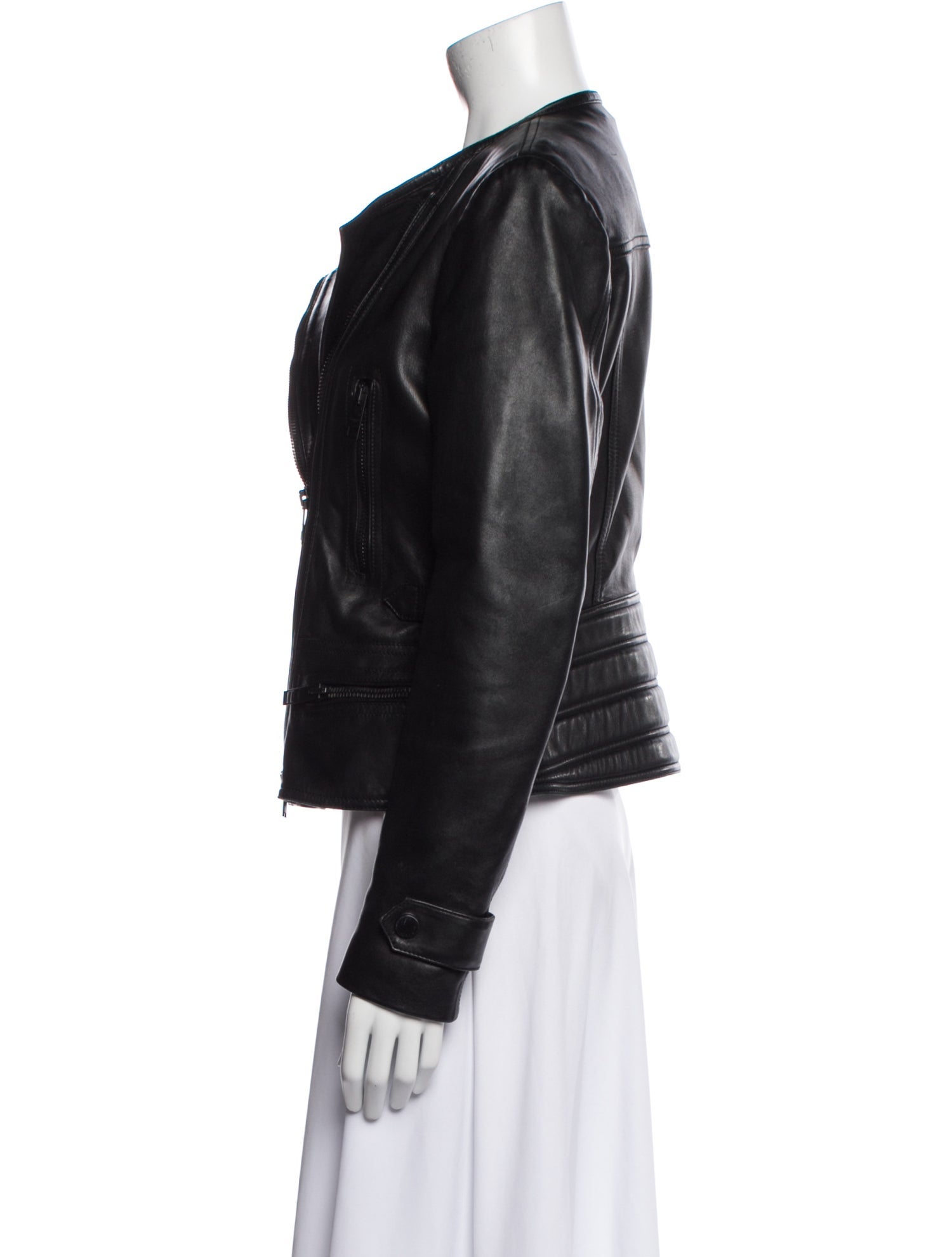 Burberry London Leather Biker Jacket