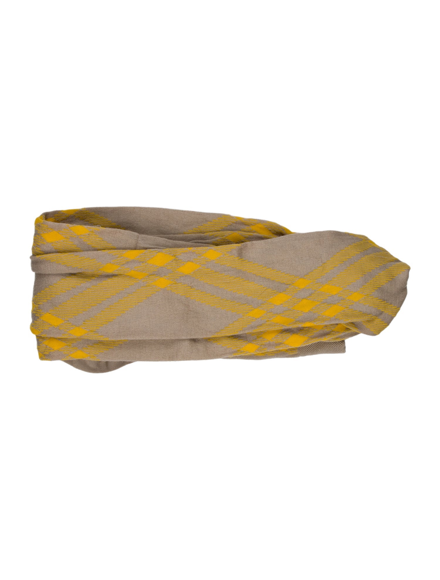 Burberry Neutral Pattern Printed Wool Tights