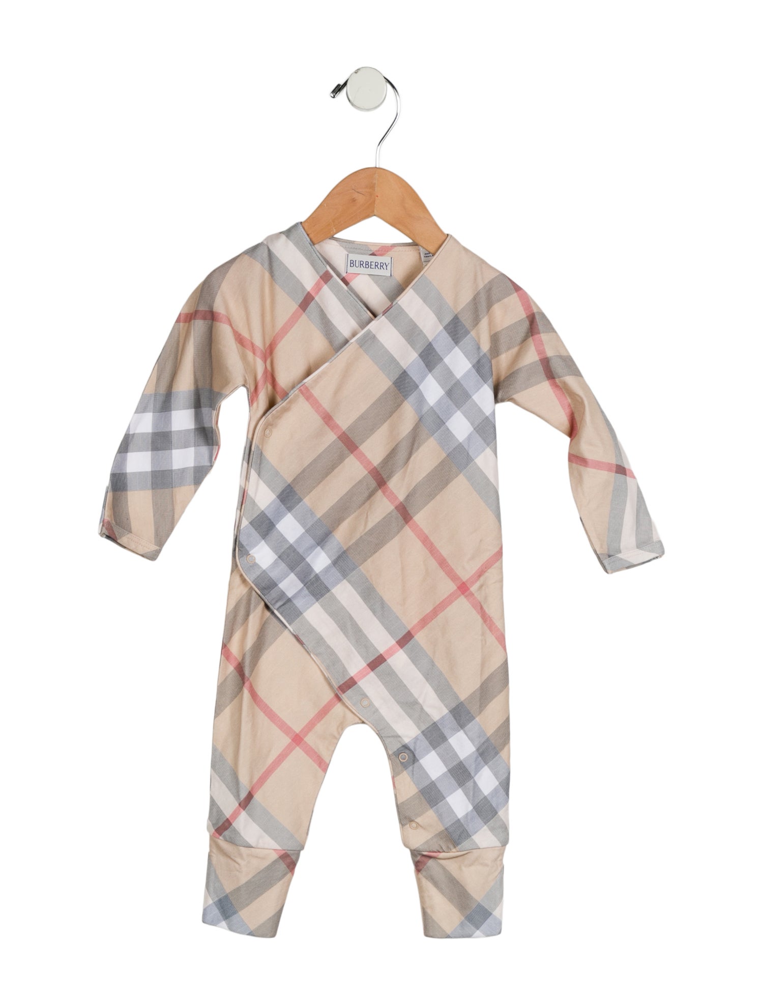 Burberry Infant Boys' Nova Check Onesie w/Tags