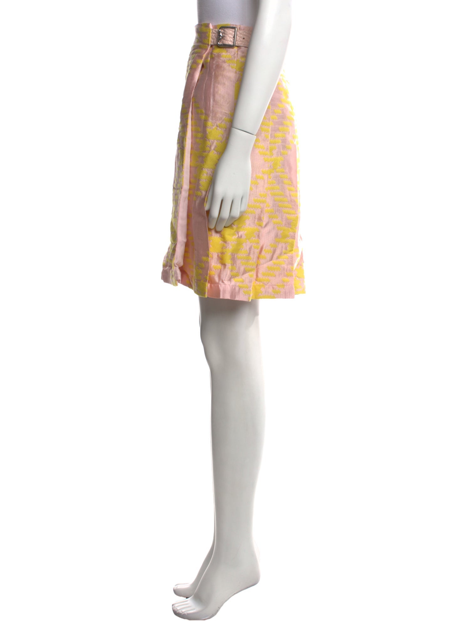 Burberry Patterned Knee-Length Skirt w/ Tags