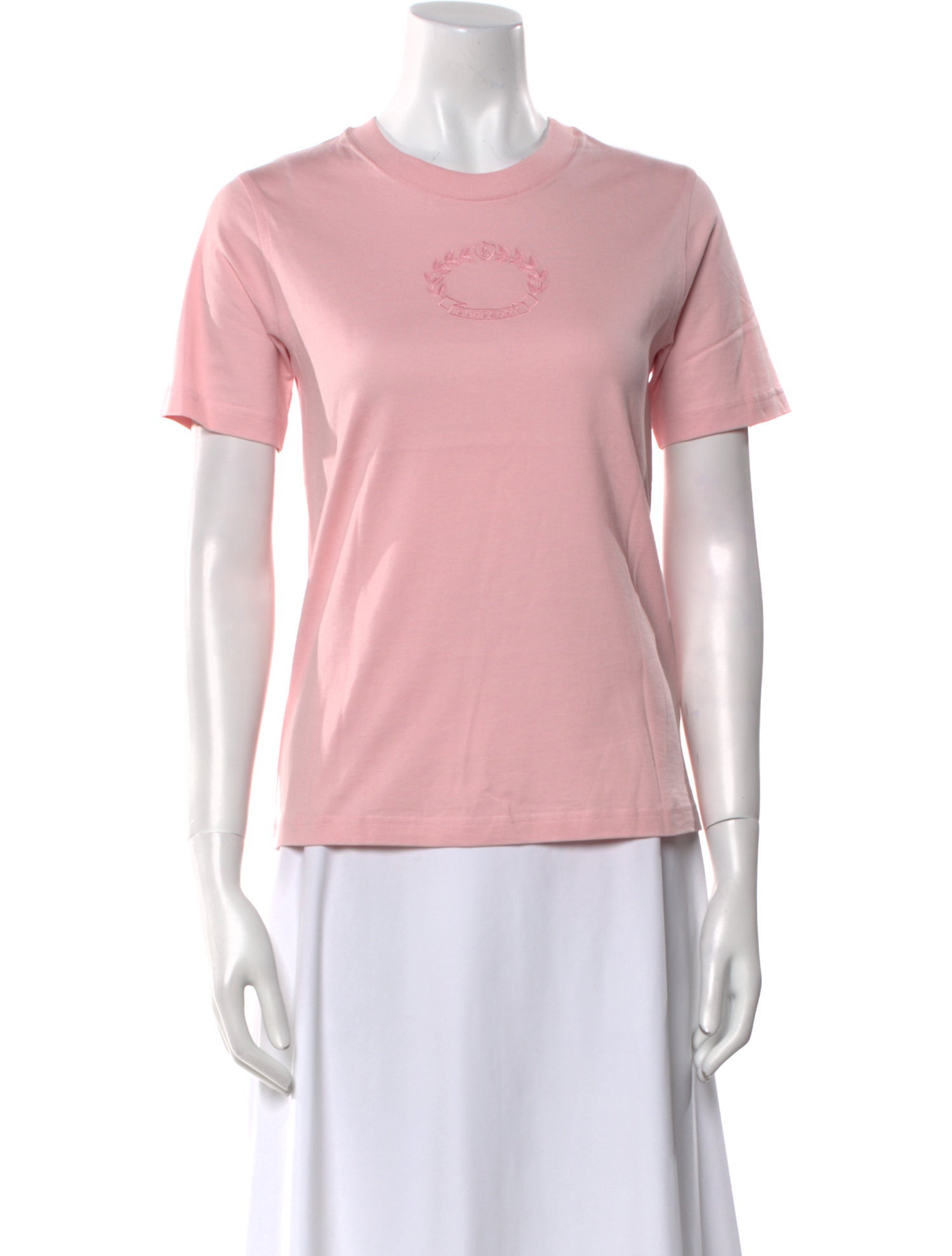 Burberry Scoop Neck Short Sleeve T-Shirt