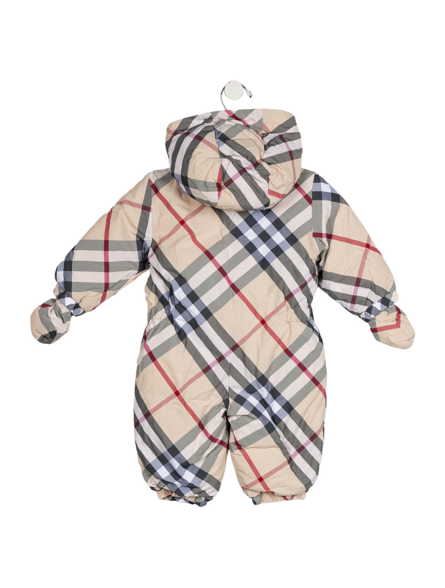 Burberry Check Hooded Onesie