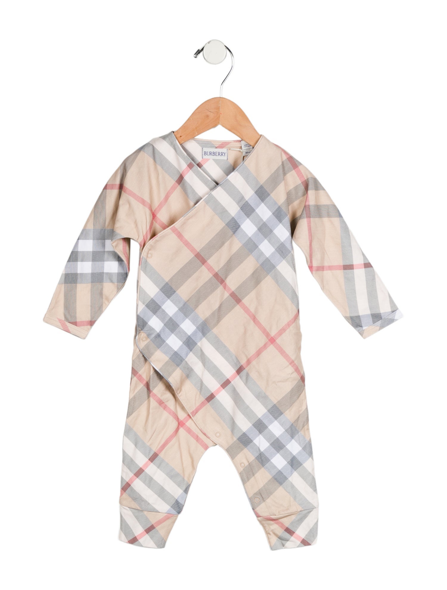 Burberry Infant Boys' Nova Check Onesie w/Tags