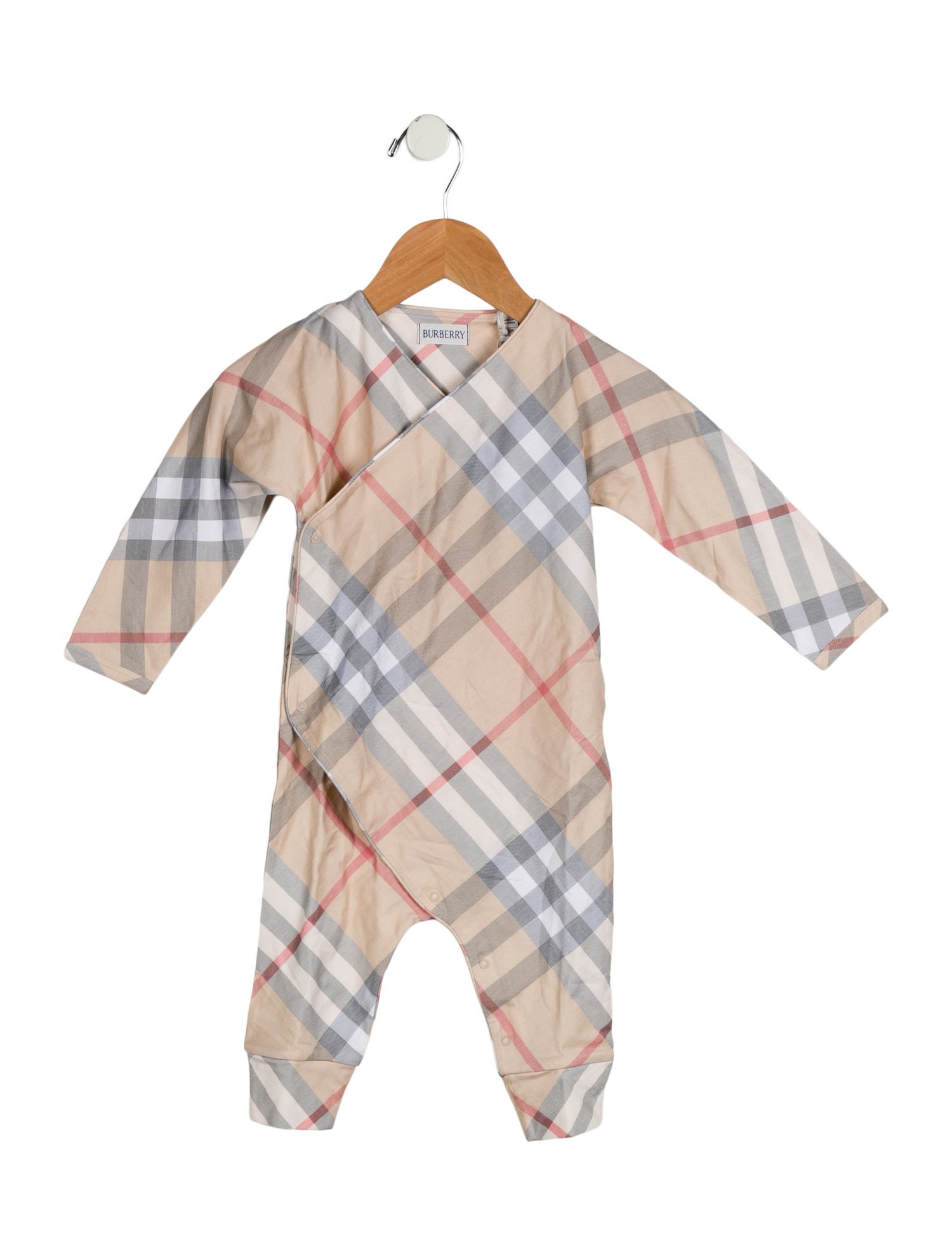 Burberry Infant Boys' Nova Check Onesie w/Tags