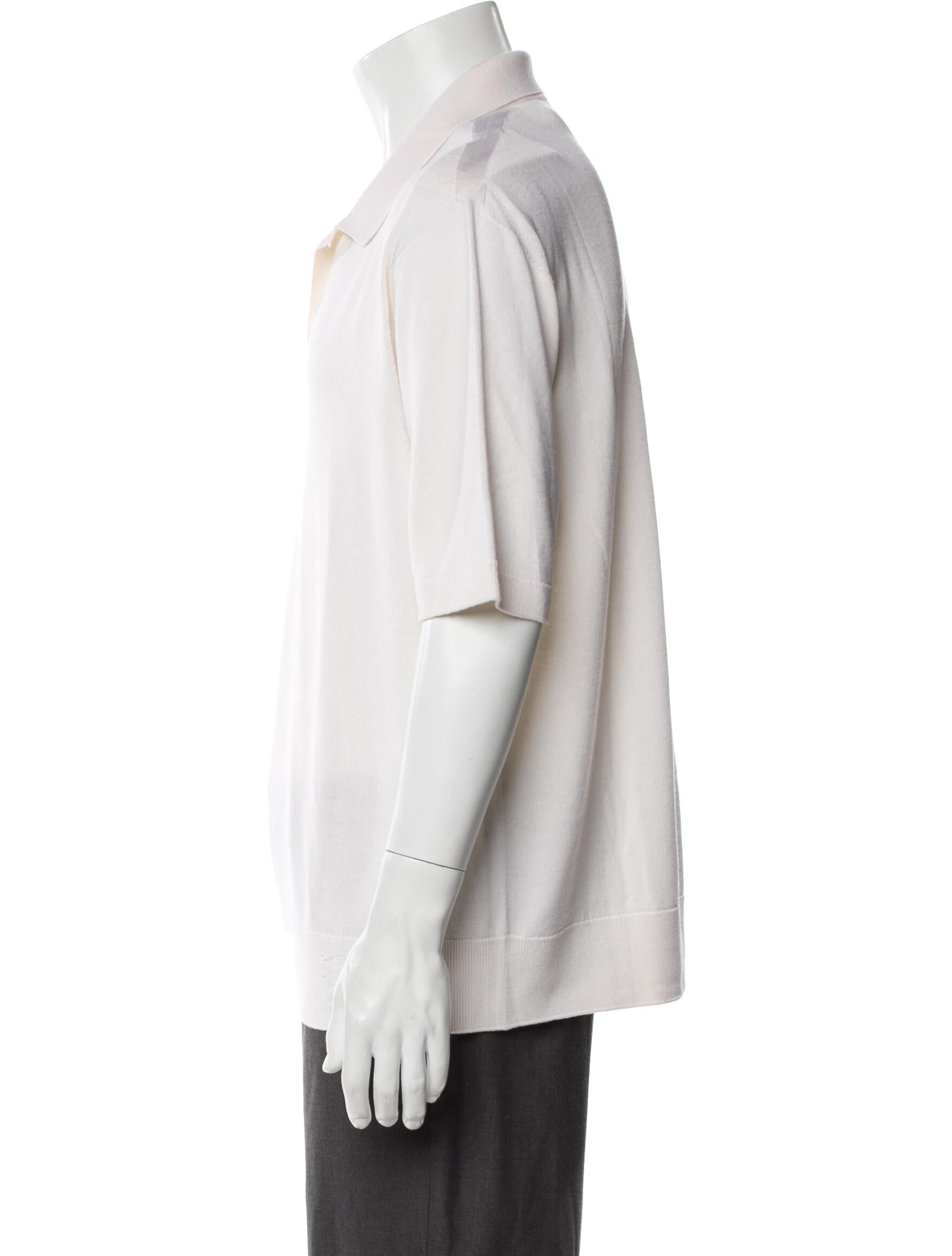 Burberry Wool Collar Polo Shirt w/ Tags