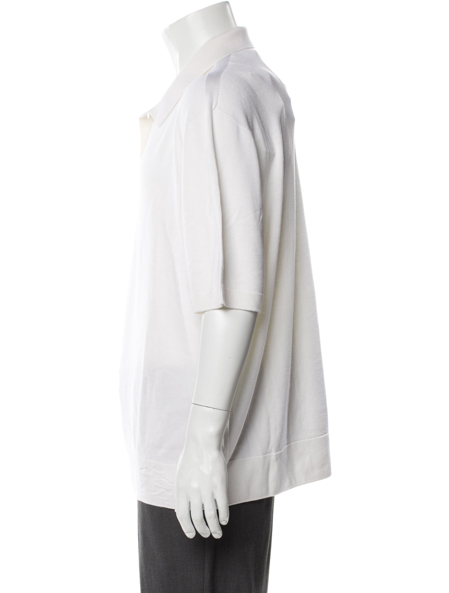 Burberry Wool Collar Polo Shirt